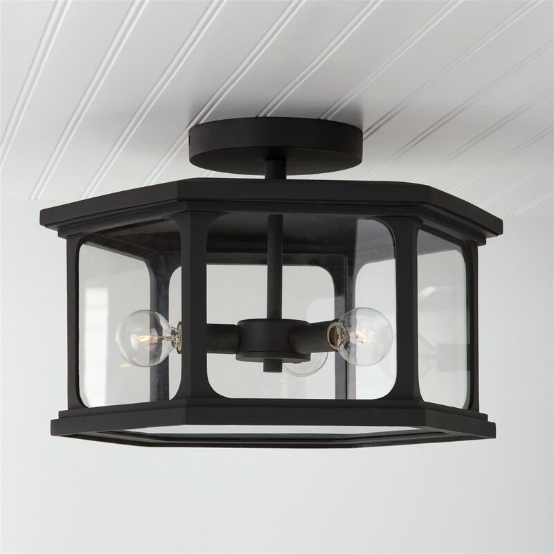 Walton 16 Inch 3 Light Outdoor Flush Mount by Capital Lighting Fixture Company