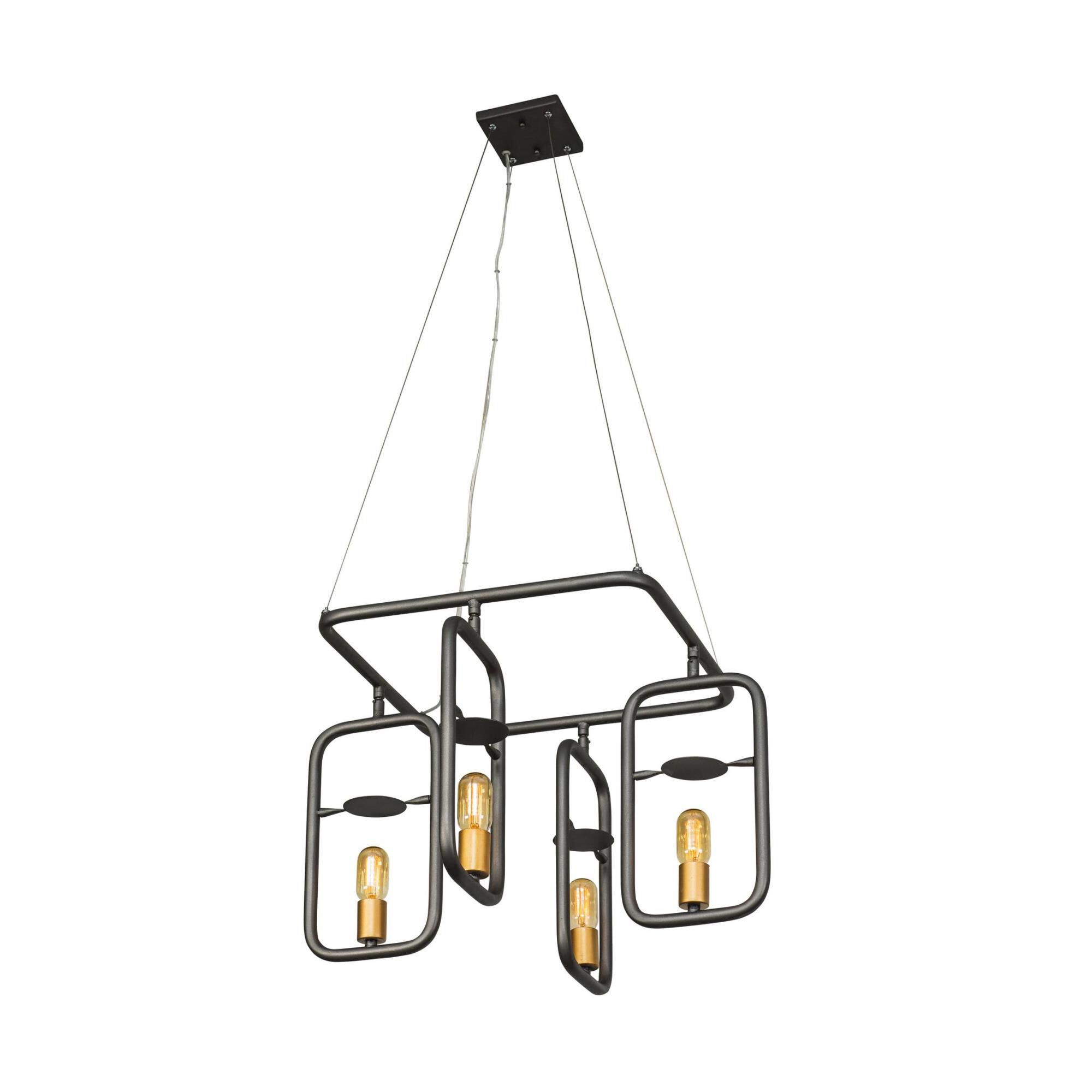 Loophole 26 Inch 4 Light Chandelier by Varaluz