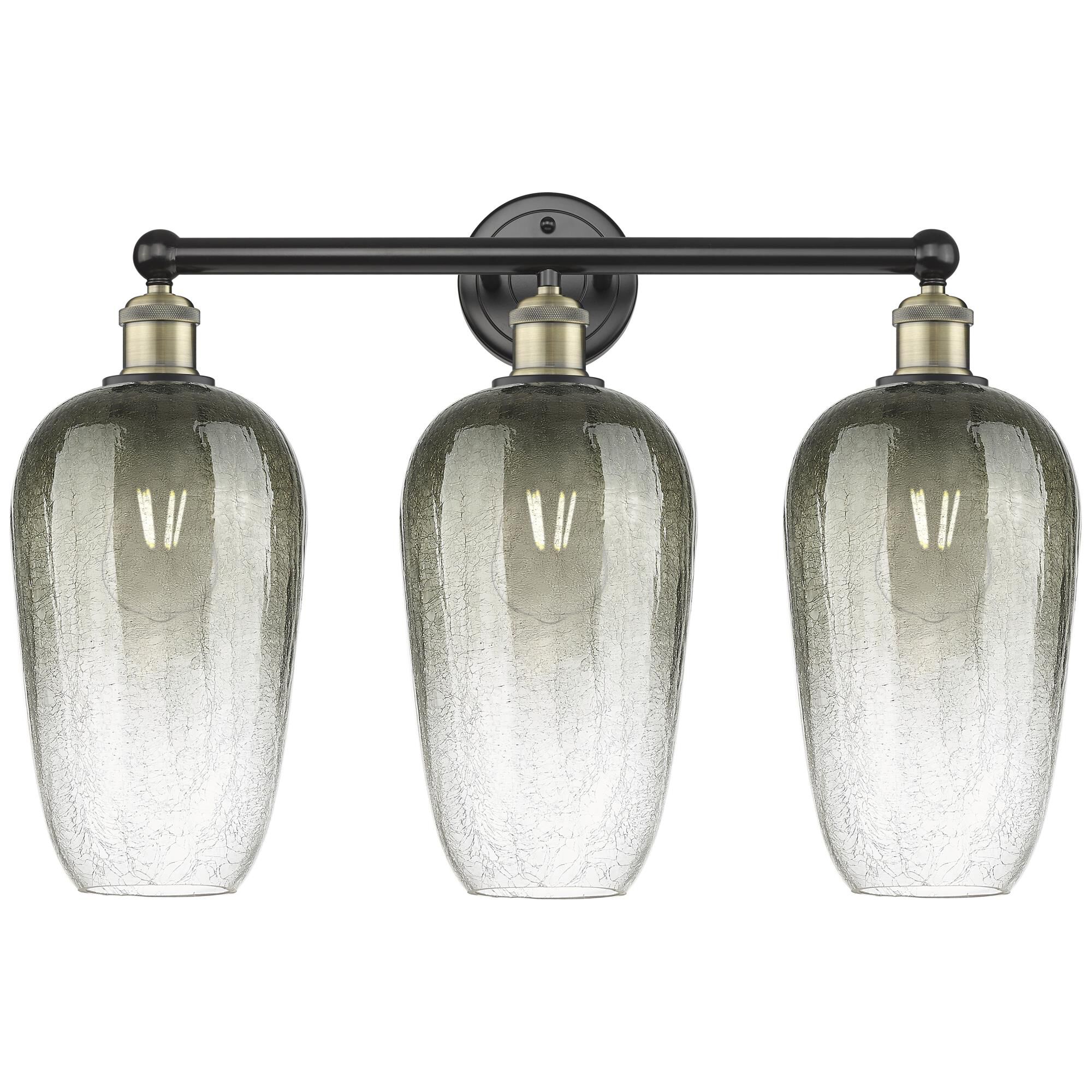 Shown in Black Antique Brass finish and Slate glass