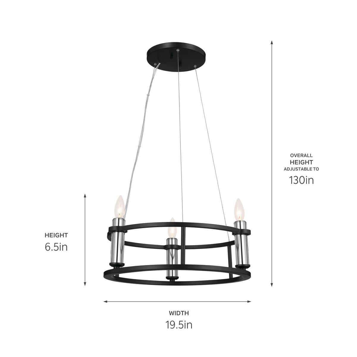 Rosalind 3 Light Mini Chandelier by Kichler Lighting