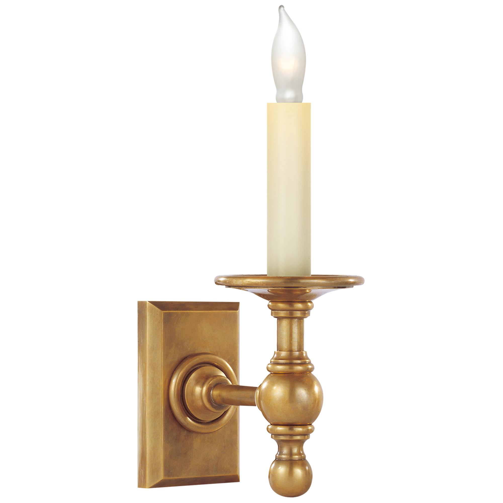 Shown in Hand-Rubbed Antique Brass finish and Chsnp  Sold Separately shade