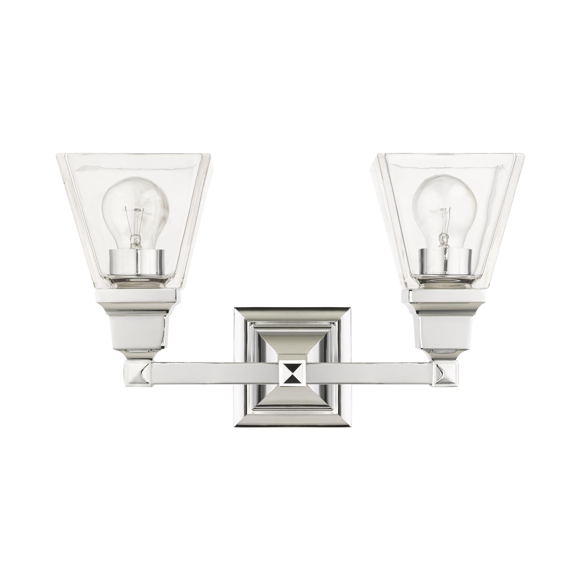 Mission 15 Inch 2 Light Bath Vanity Light by Livex Lighting