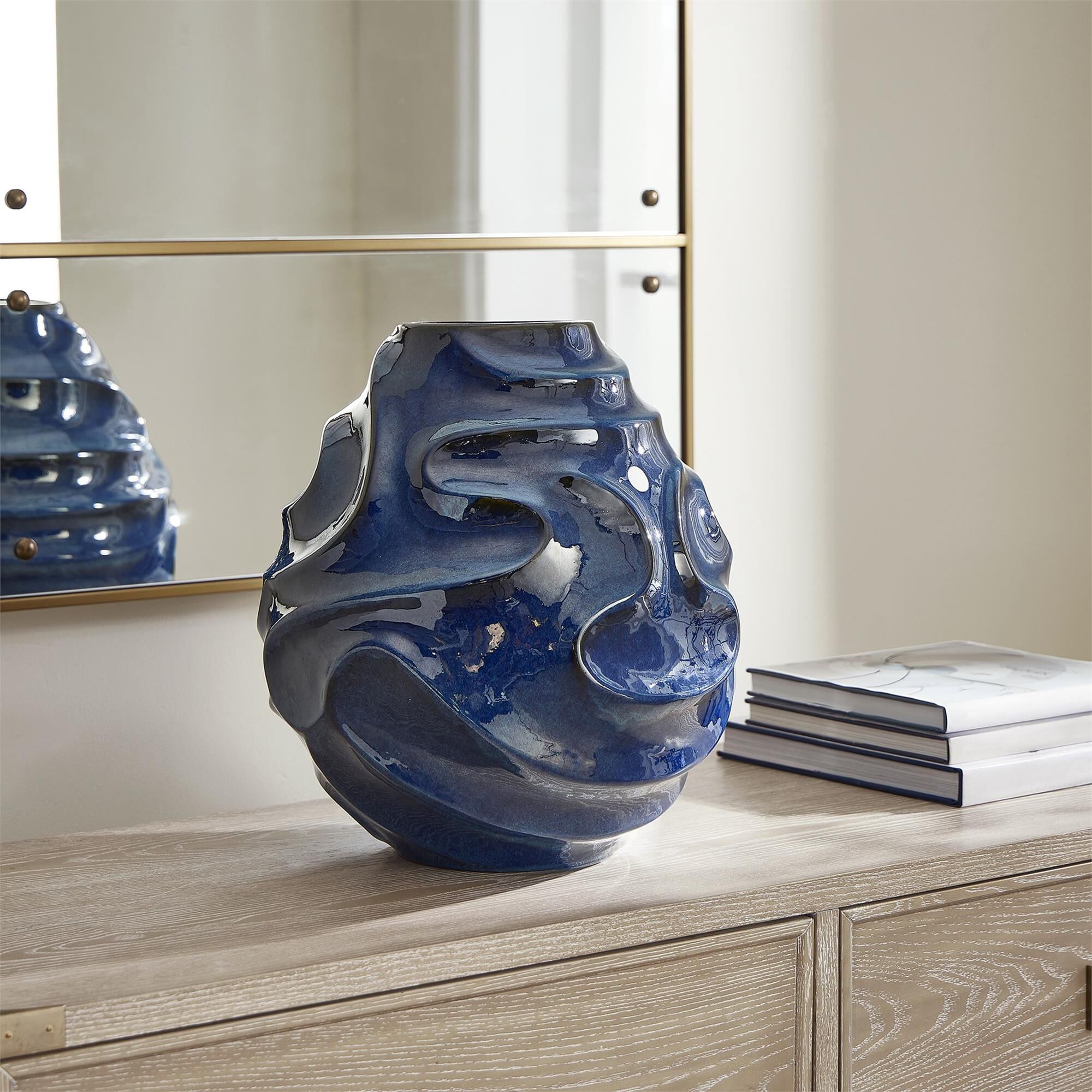 Shown in Blue finish