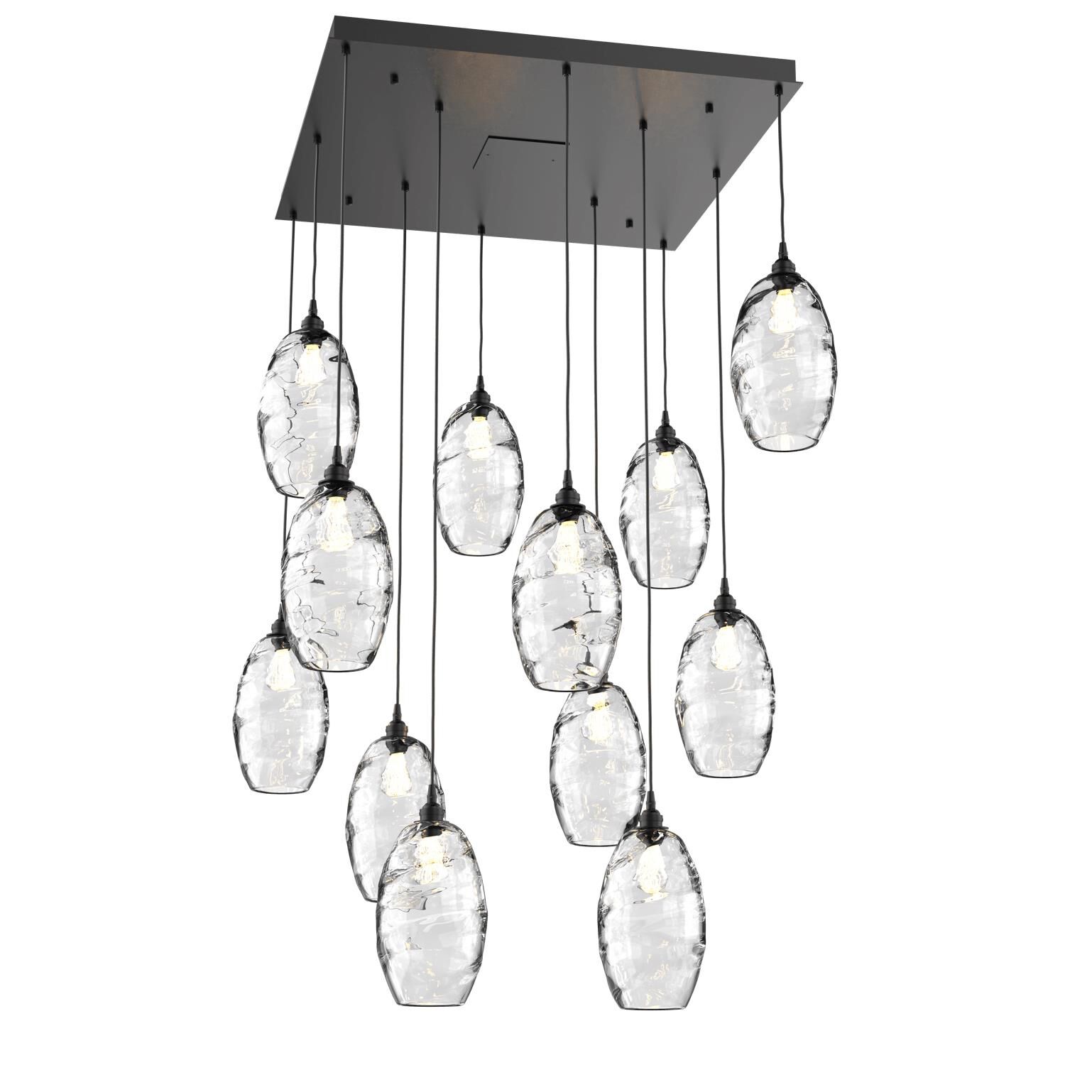 Ellisse 34 Inch 12 Light Multi Light Pendant by Hammerton Studio