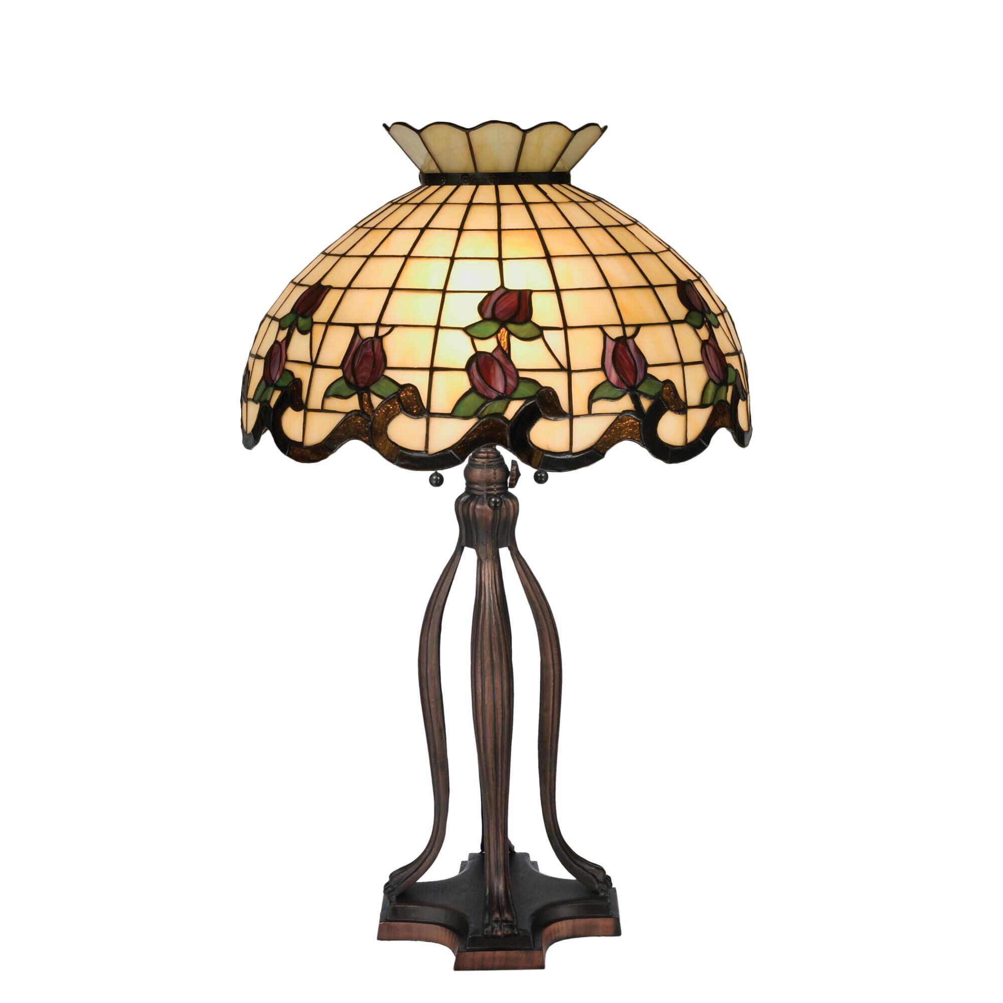 Roseborder 31 Inch Table Lamp by Meyda Lighting