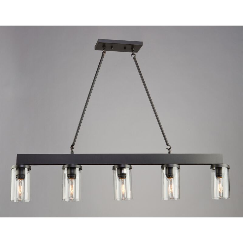 Menlo Park 42 Inch 5 Light Linear Suspension Light by Artcraft