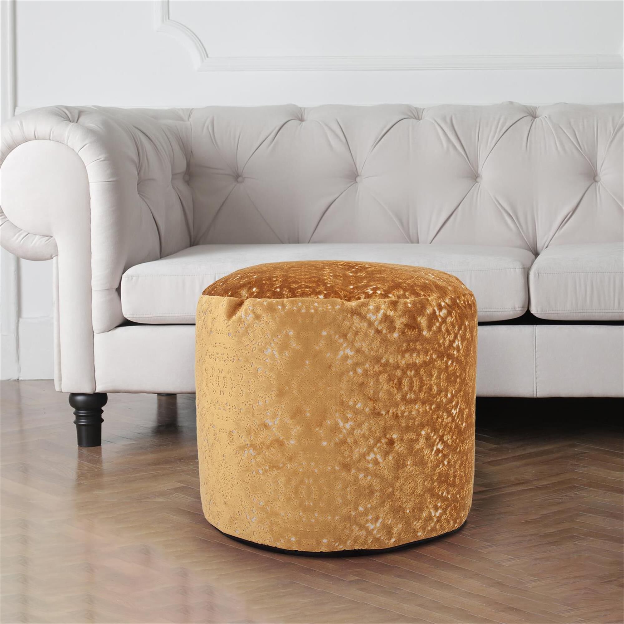The Pisani Pouf Ottoman by Howard Elliott Collection