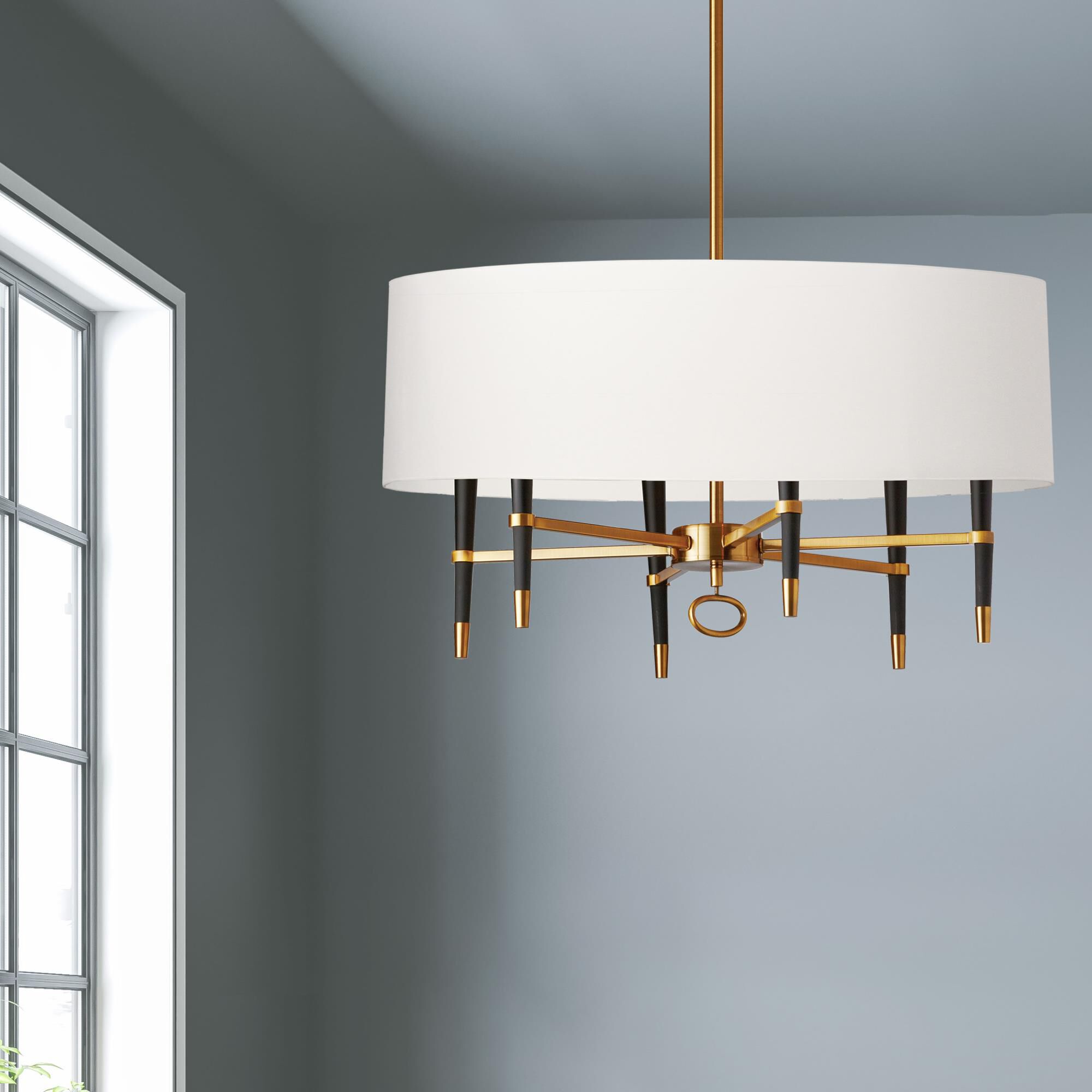 Langford 32 Inch 6 Light Linear Suspension Light by Dainolite