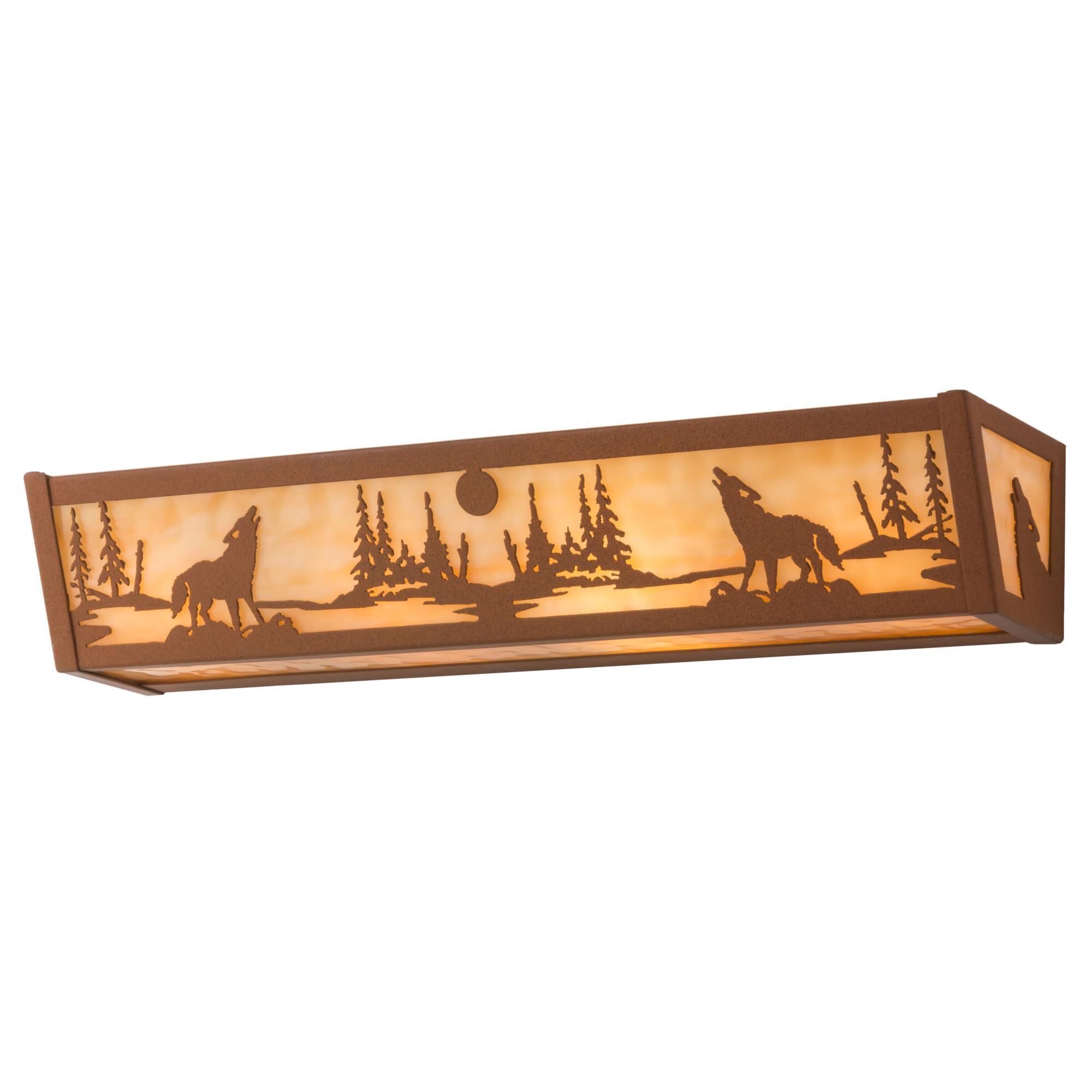 Shown in Earth finish and Beige glass