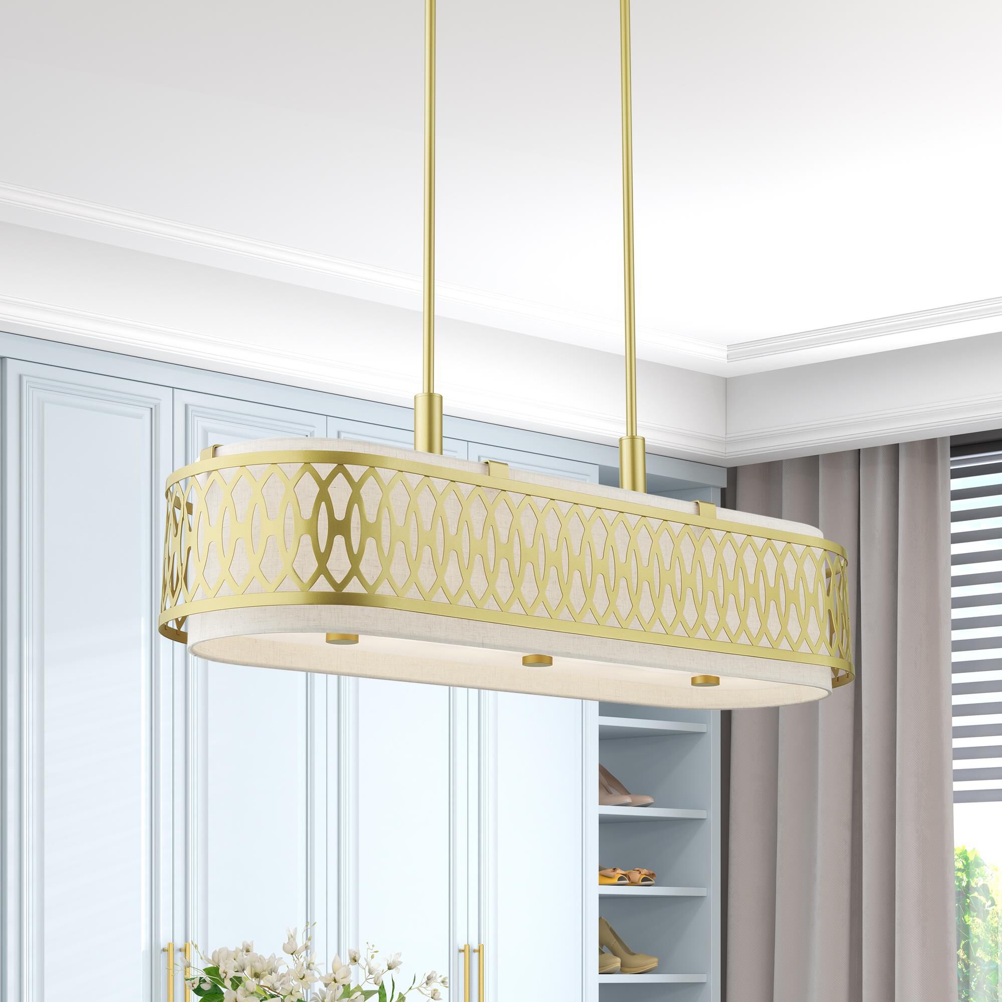 Vistaview 42 Inch Linear Suspension Light by Livex Lighting
