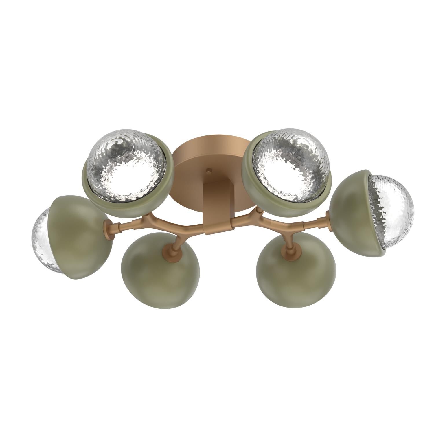 Levi Wilson Cabochon 27 Inch Flush Mount by Hammerton Studio