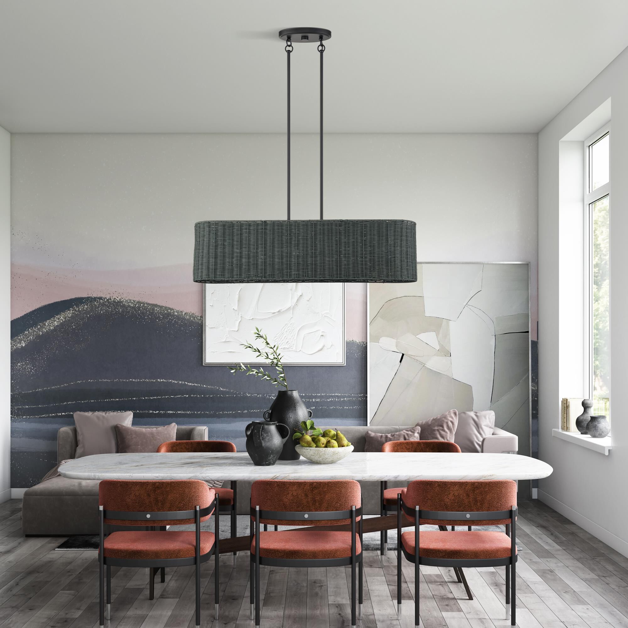 Weavington 36 Inch Linear Suspension Light by Livex Lighting