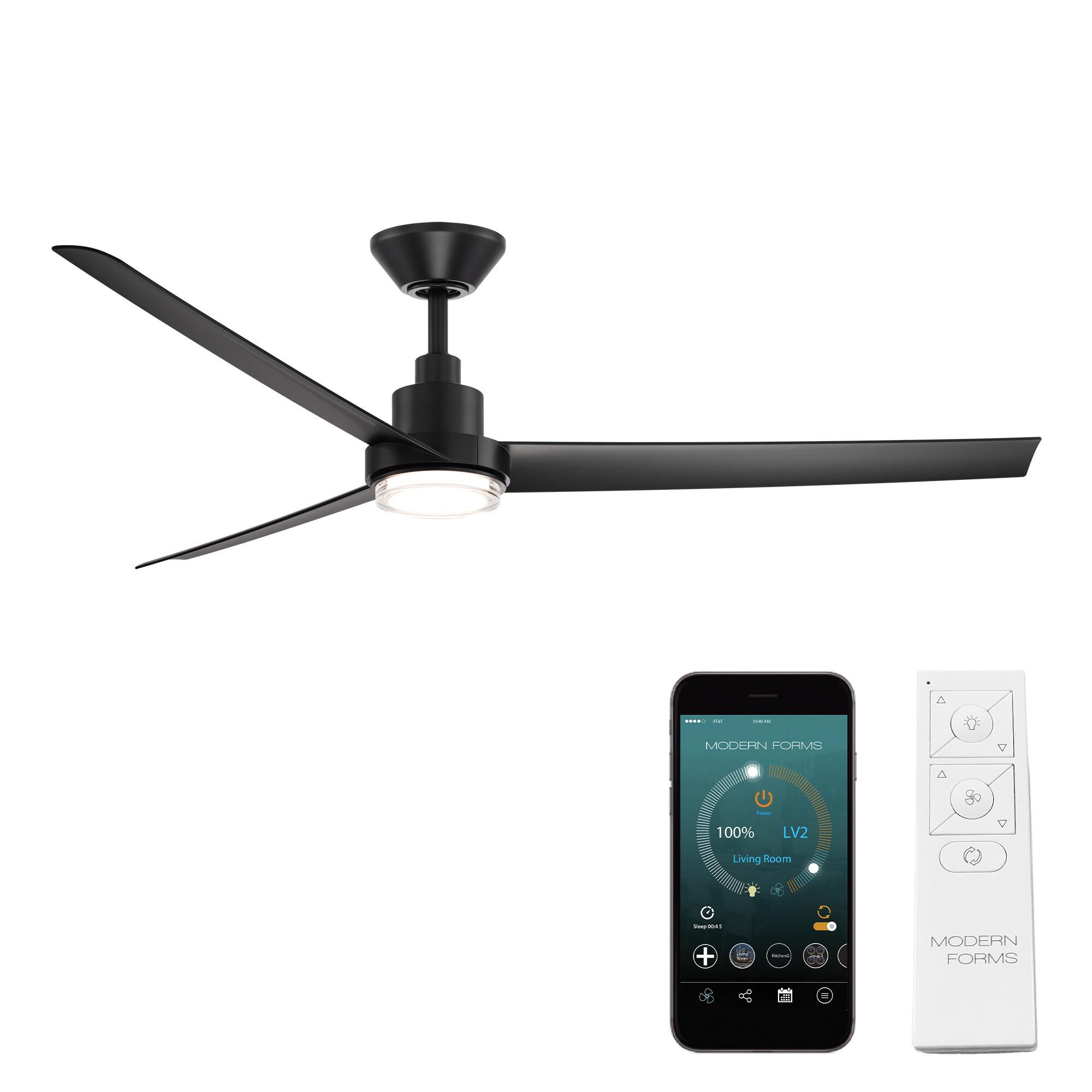 Bolo 62 Inch Ceiling Fan with Light Kit by Modern Forms