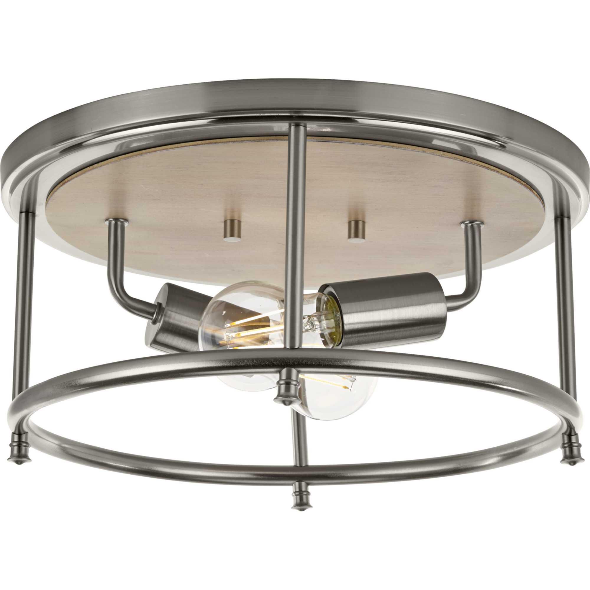 Durrell 13 Inch 2 Light Semi Flush Mount by Progress Lighting