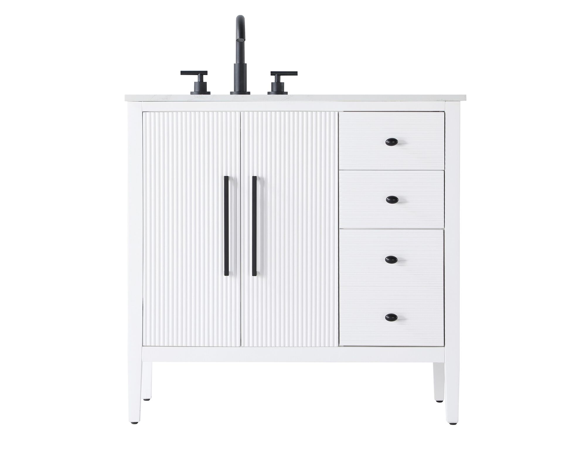 Shown in White finish