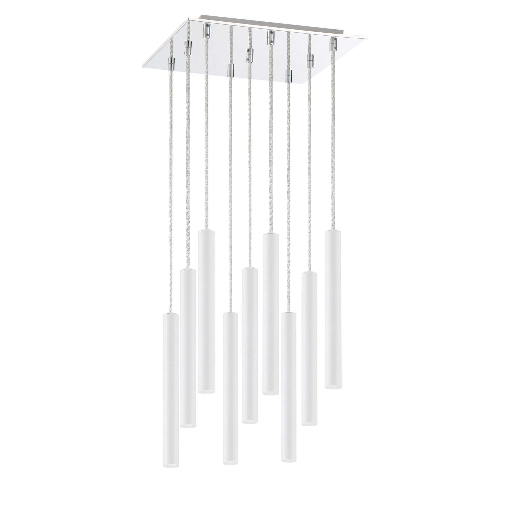 Forest 14 Inch 9 Light LED Linear Suspension Light by Z-Lite