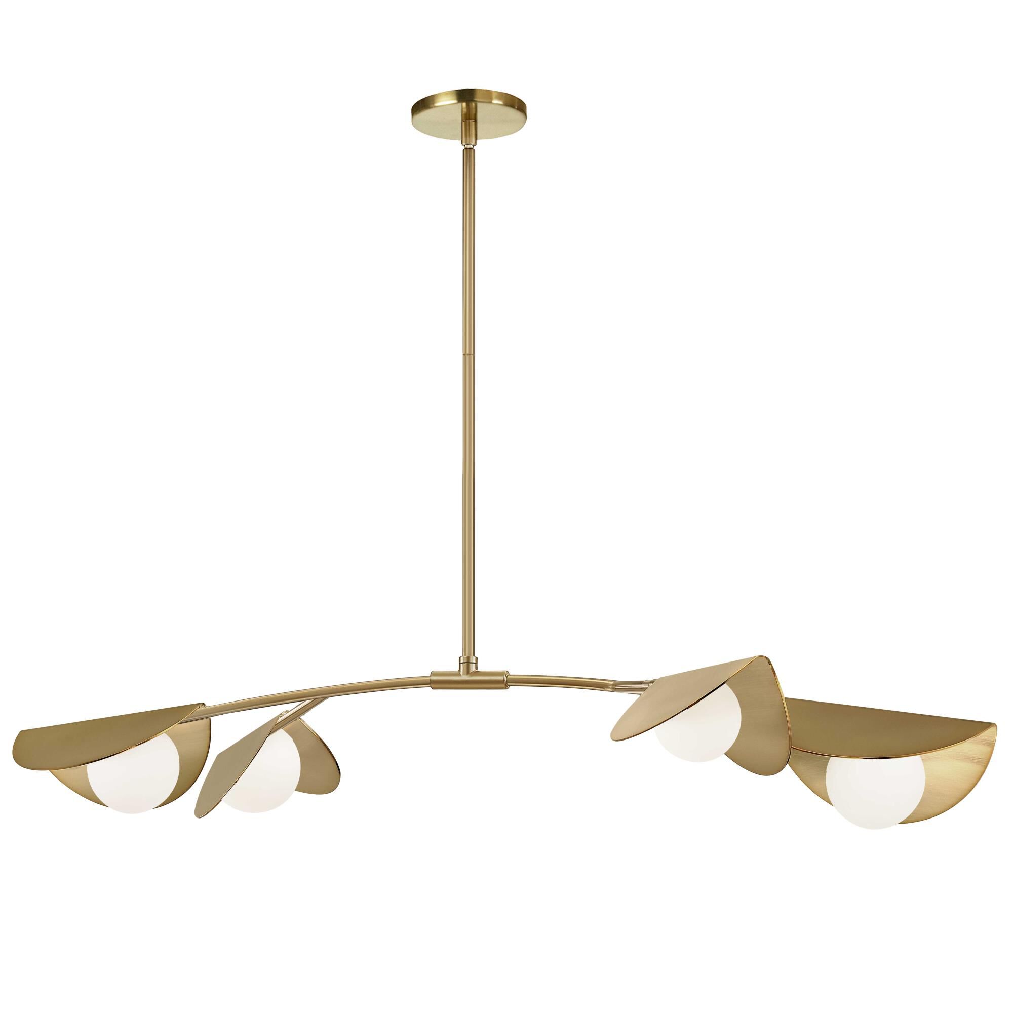 Emma 41 Inch 4 Light Chandelier by Dainolite