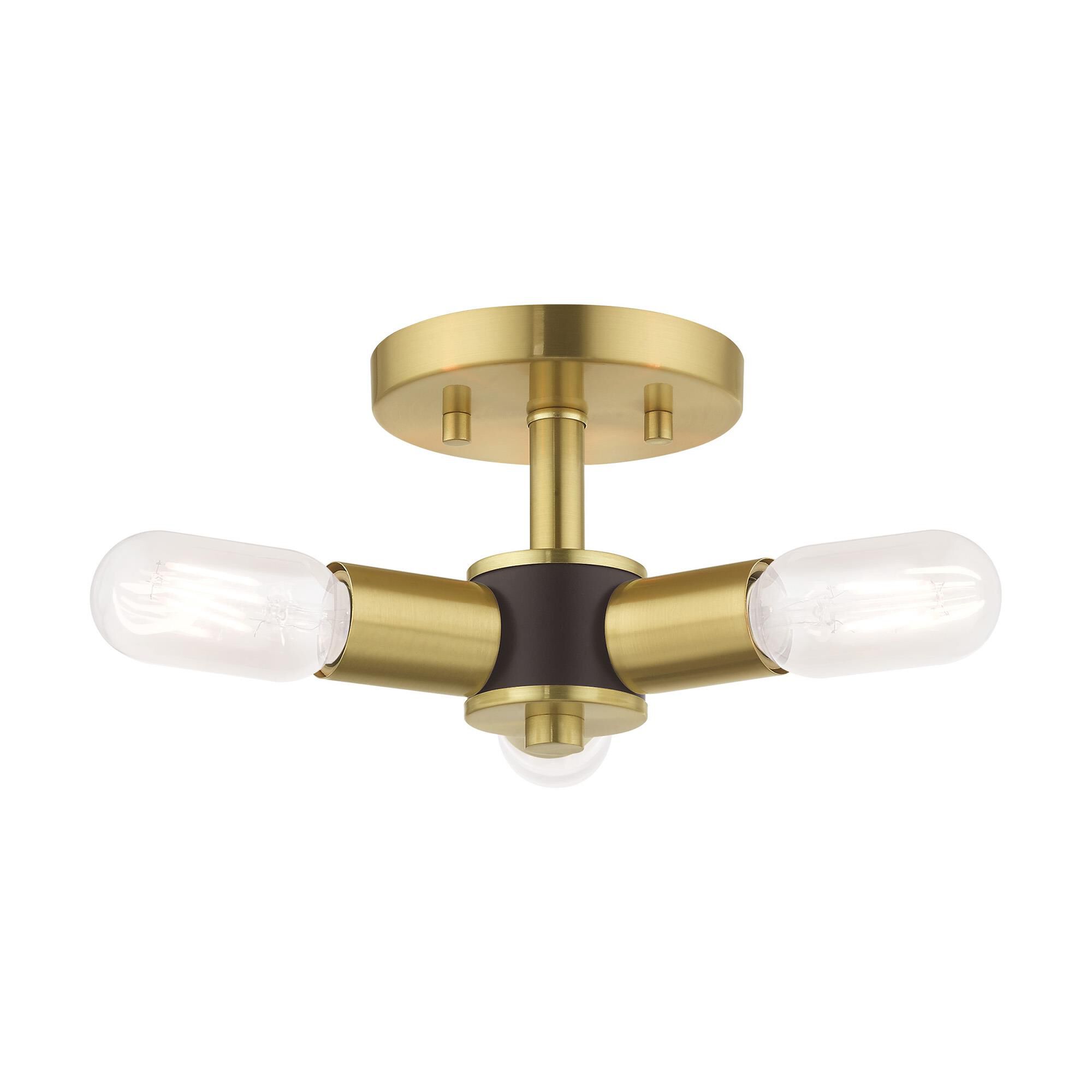 Copenhagen 3 Light Semi Flush Mount by Livex Lighting