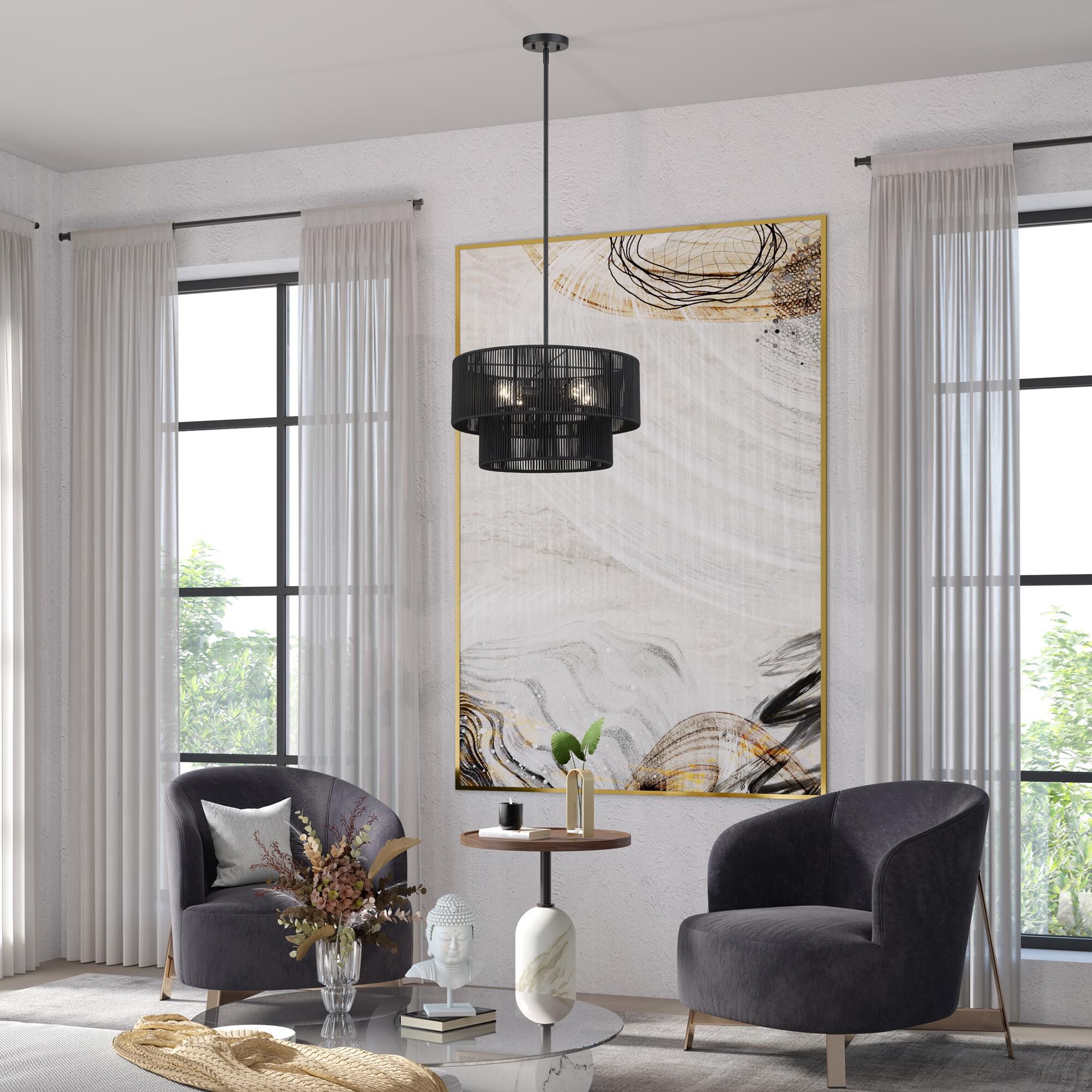 Acordia 20 Inch Large Pendant by Livex Lighting