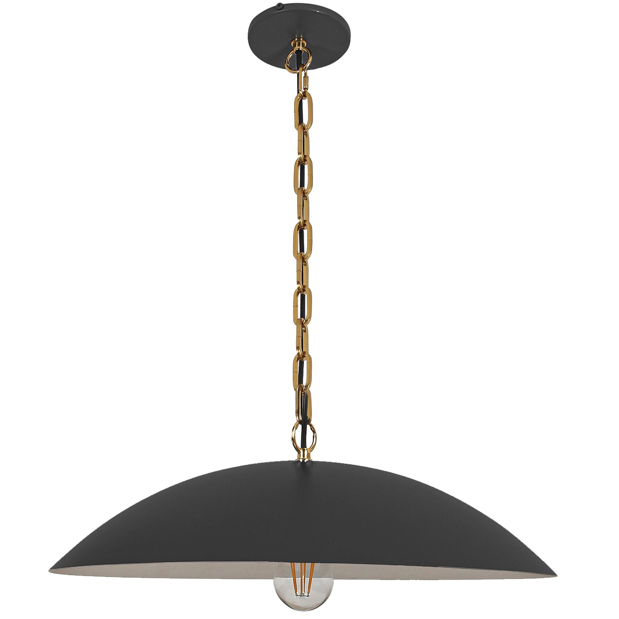 Shown in Matte Black finish and Matte Black shade
