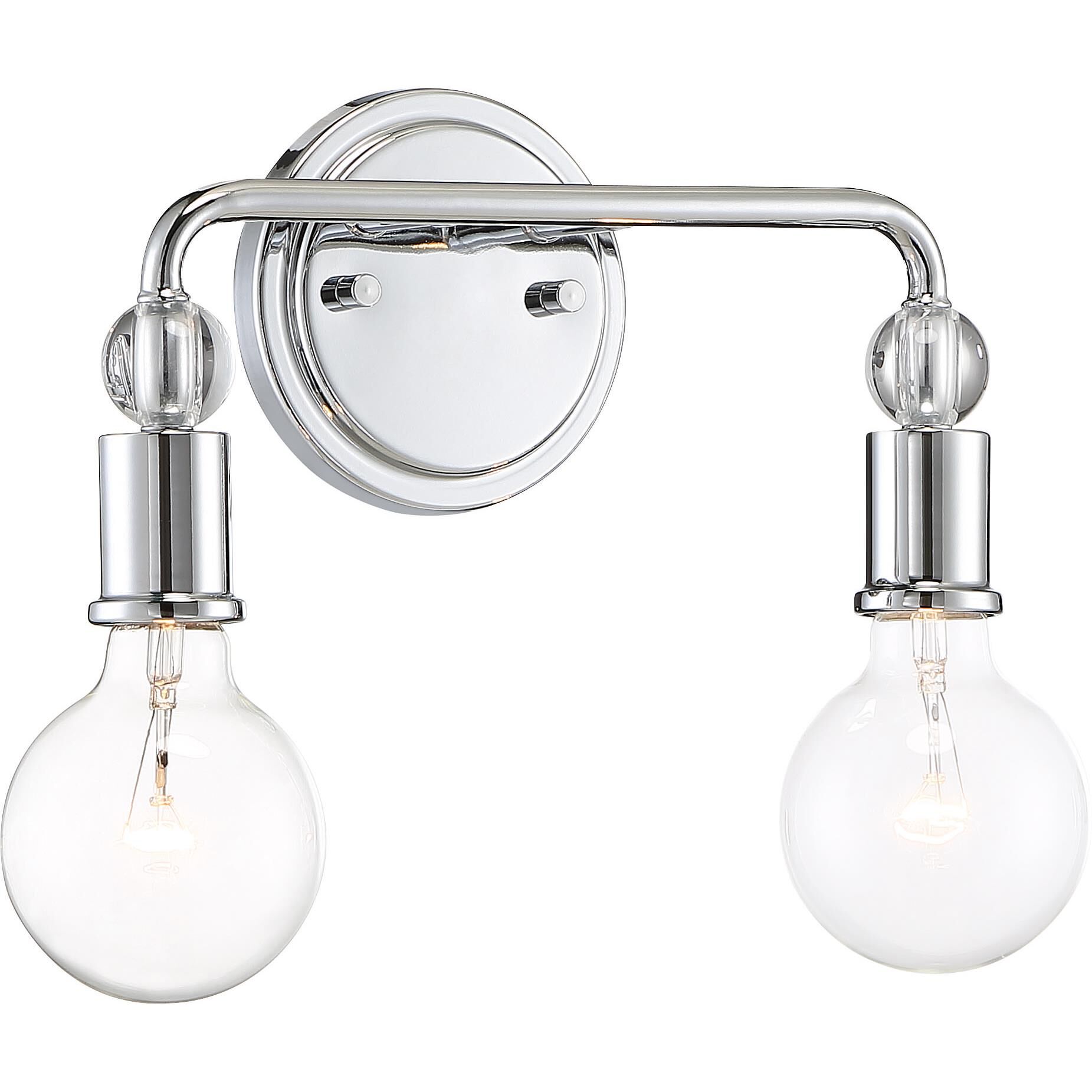 Bounce 13 Inch 2 Light Bath Vanity Light by Nuvo Lighting