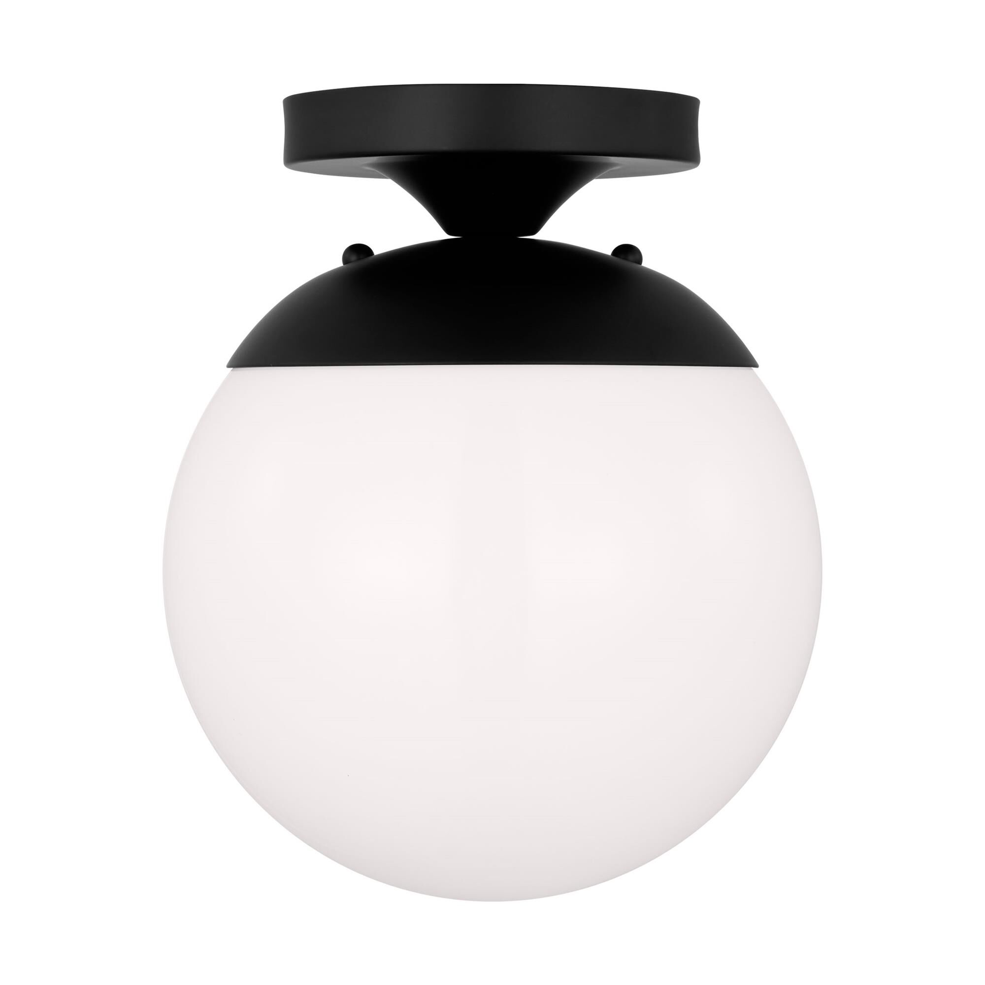 Shown in Midnight Black finish and White glass
