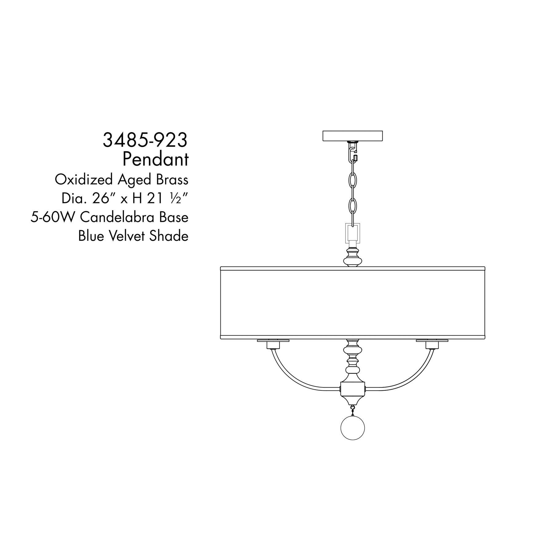 Van Noord 26 Inch Chandelier by Minka Lavery