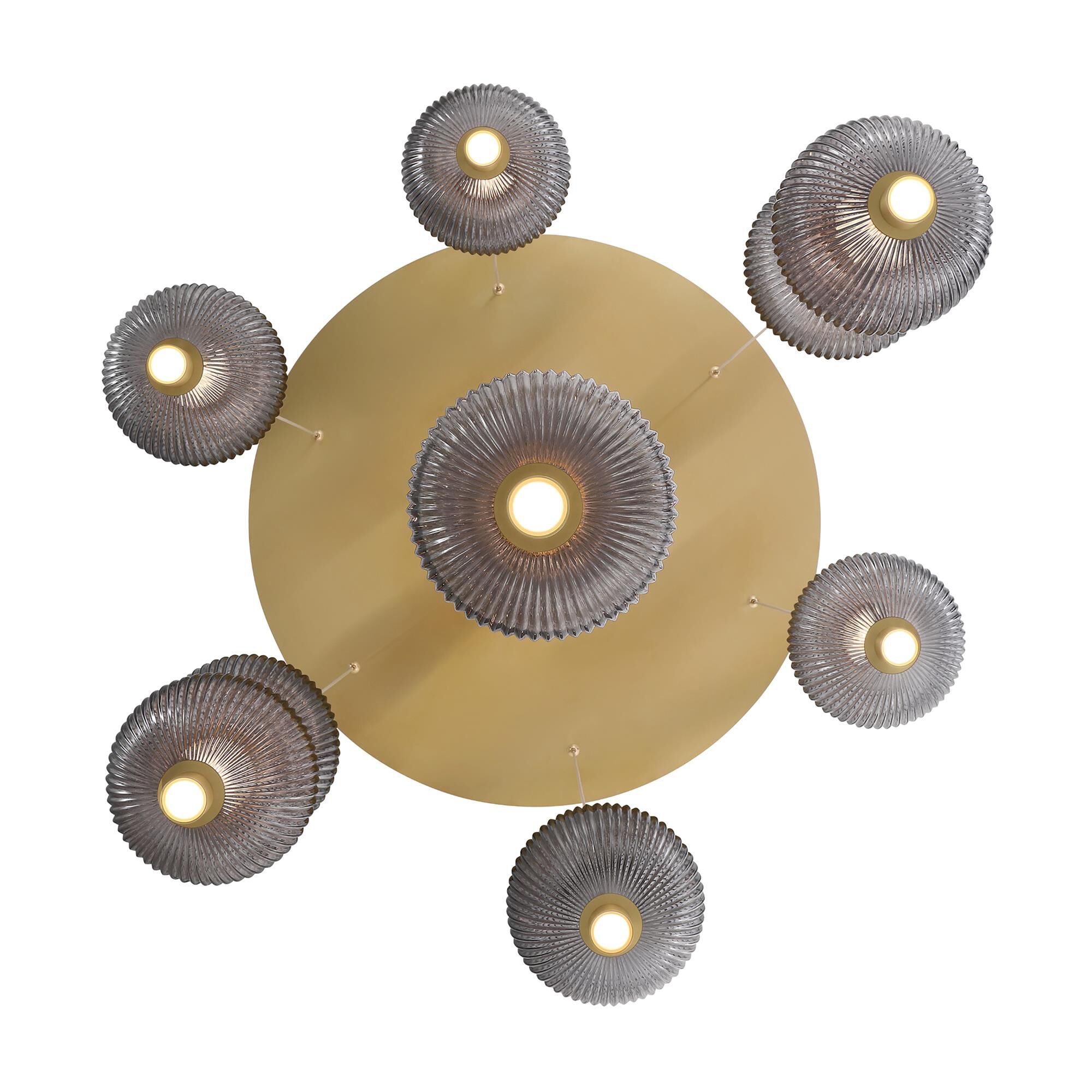 Palmas 30 Inch 7 Light Multi Light Pendant,