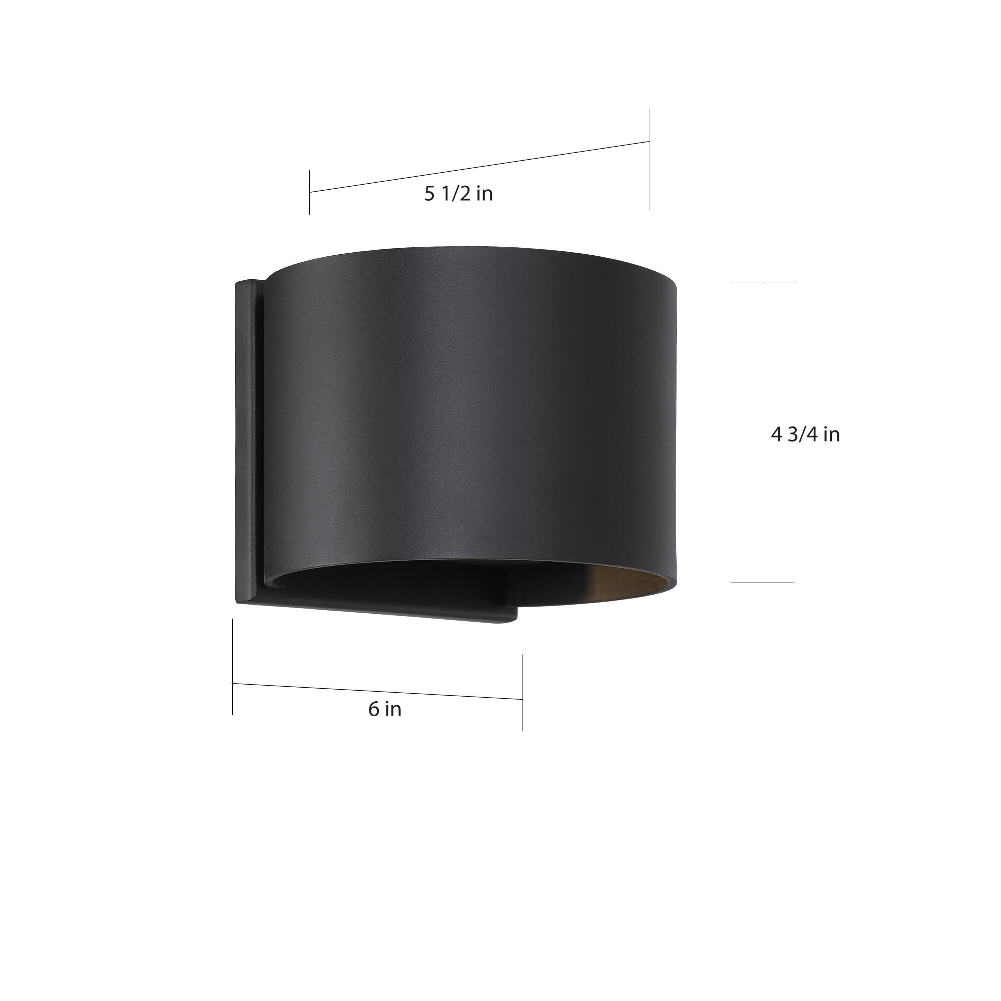 Lightgate 4 Inch Tall 1 Light LED Outdoor Wall Light by Nuvo Lighting
