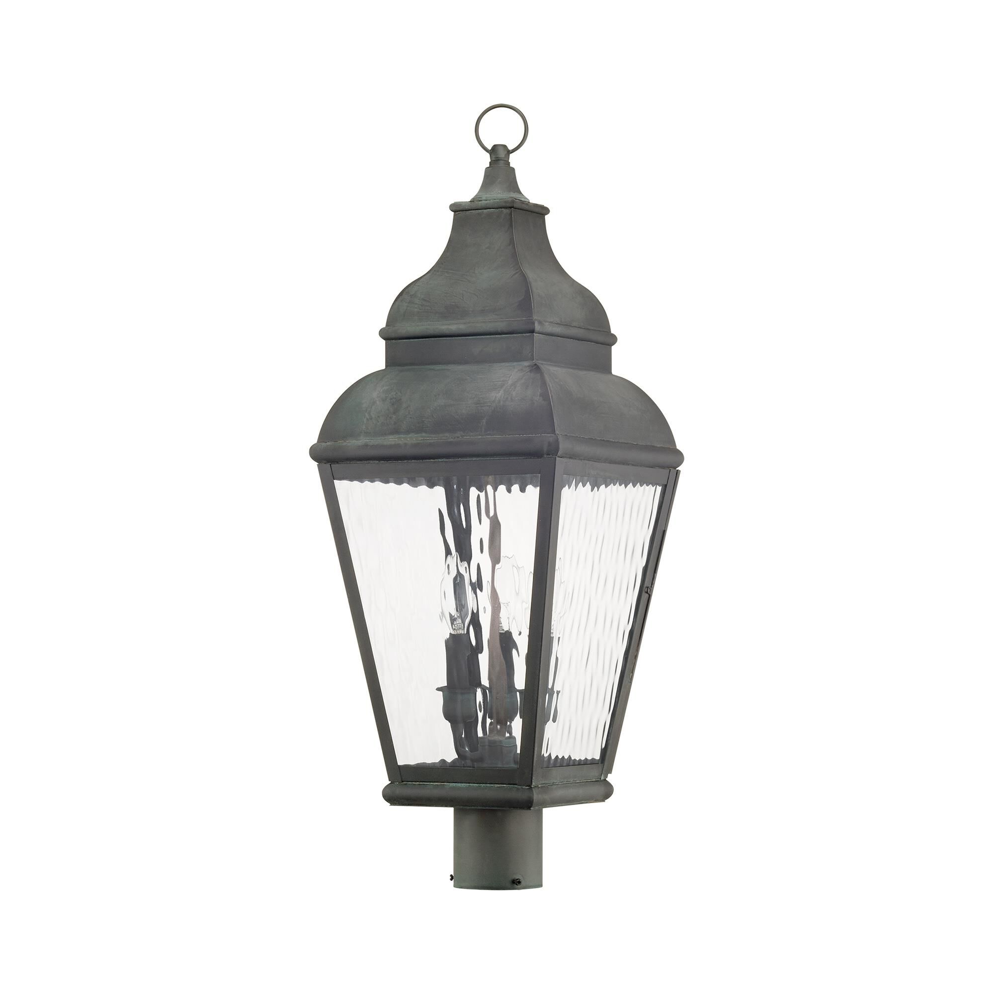 Shown in Charcoal finish and Clear Water glass