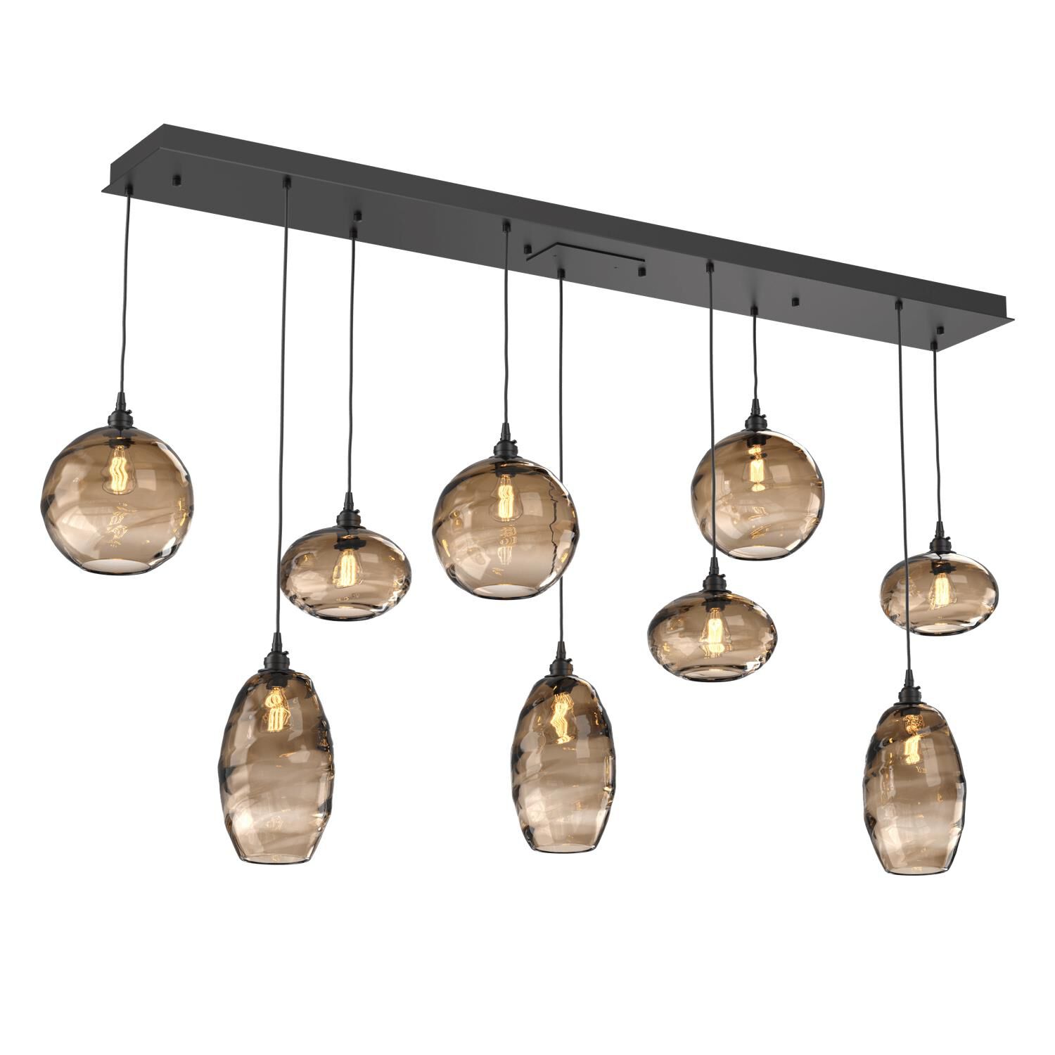 Misto 69 Inch 9 Light Linear Suspension Light by Hammerton Studio