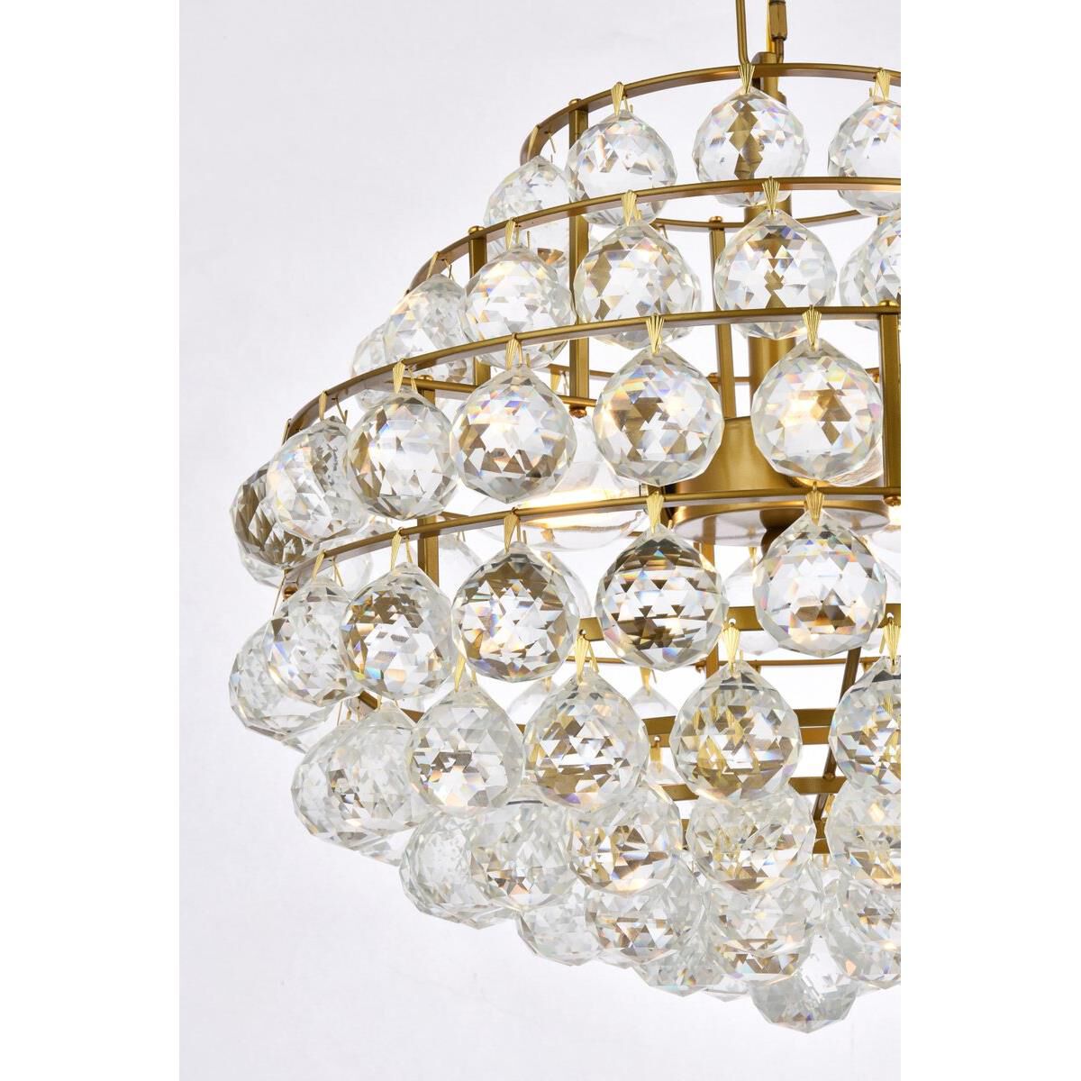 Savannah 16 Inch Large Pendant by Elegant Lighting