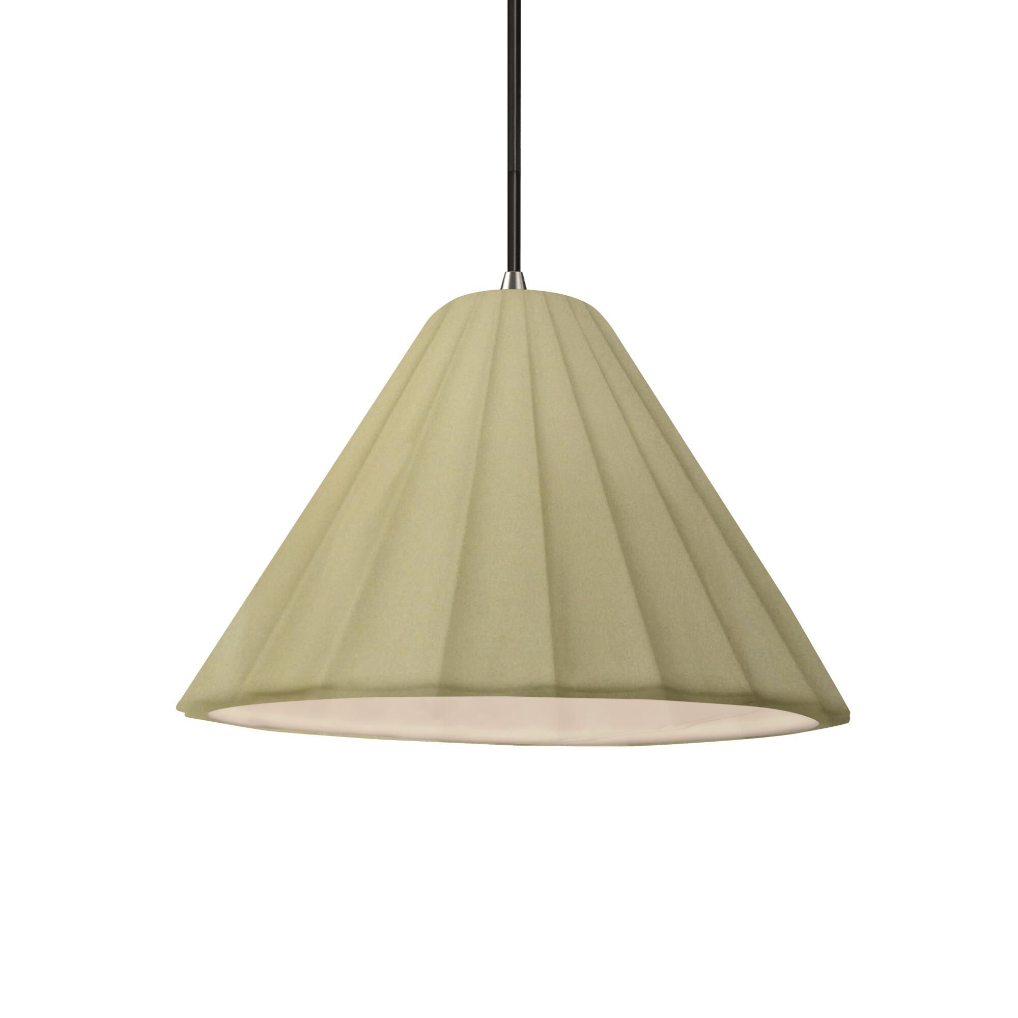 Fluted 11 Inch Mini Pendant by Justice Design Group