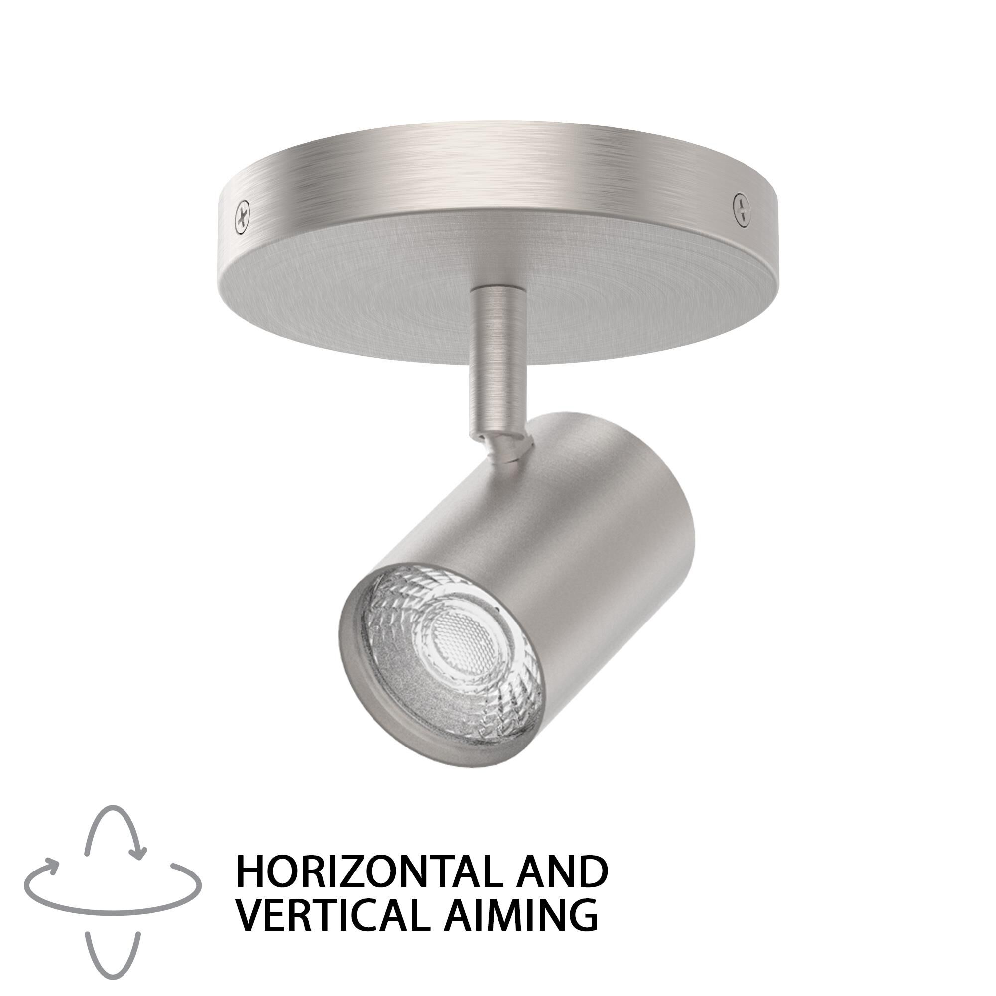 Shown in Brushed Nickel finish