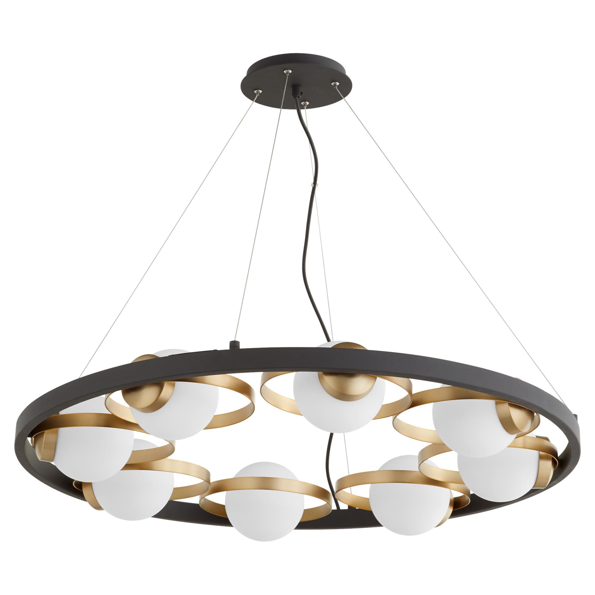 Nimbus 32 Inch 8 Light Chandelier by Quorum International