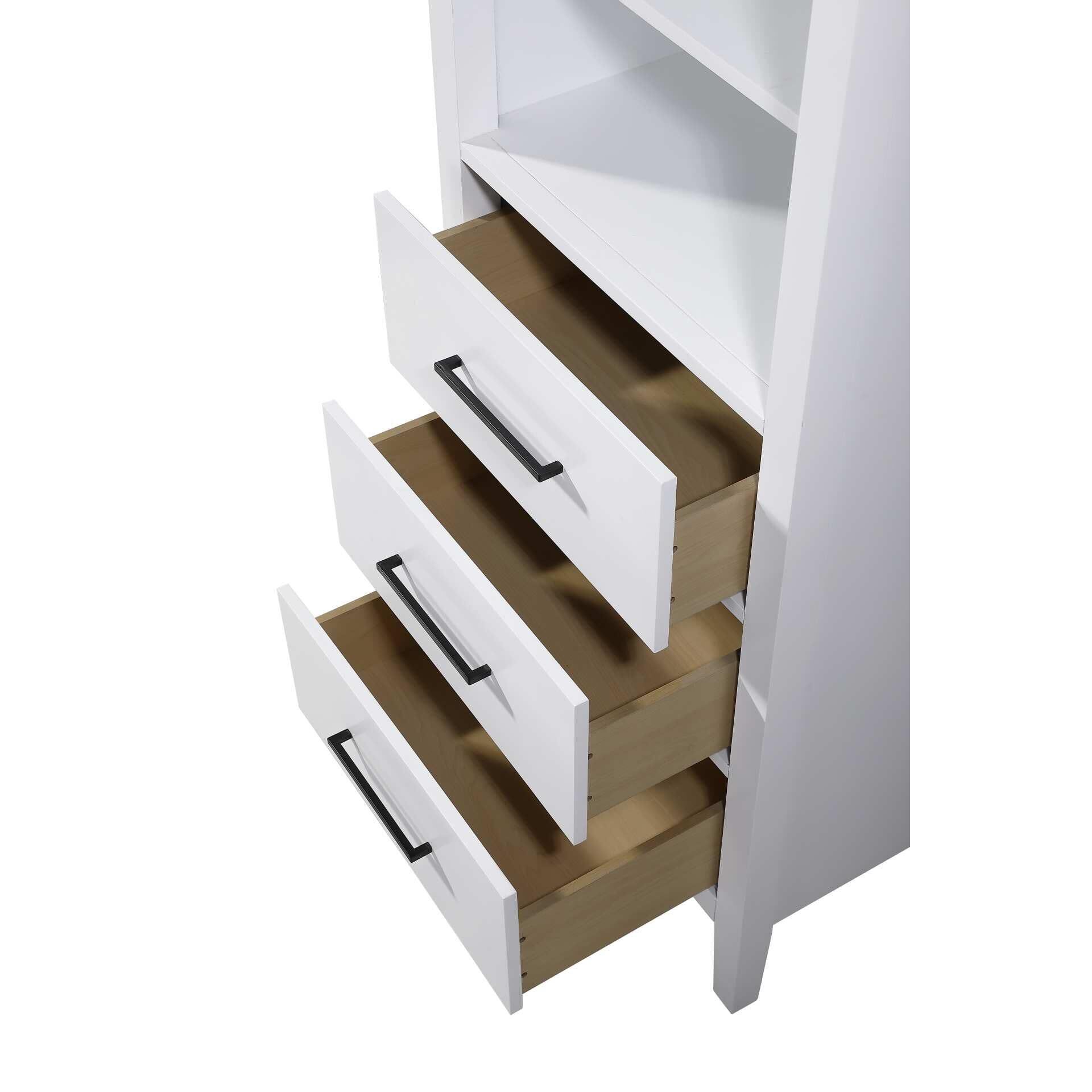 Shown in White finish