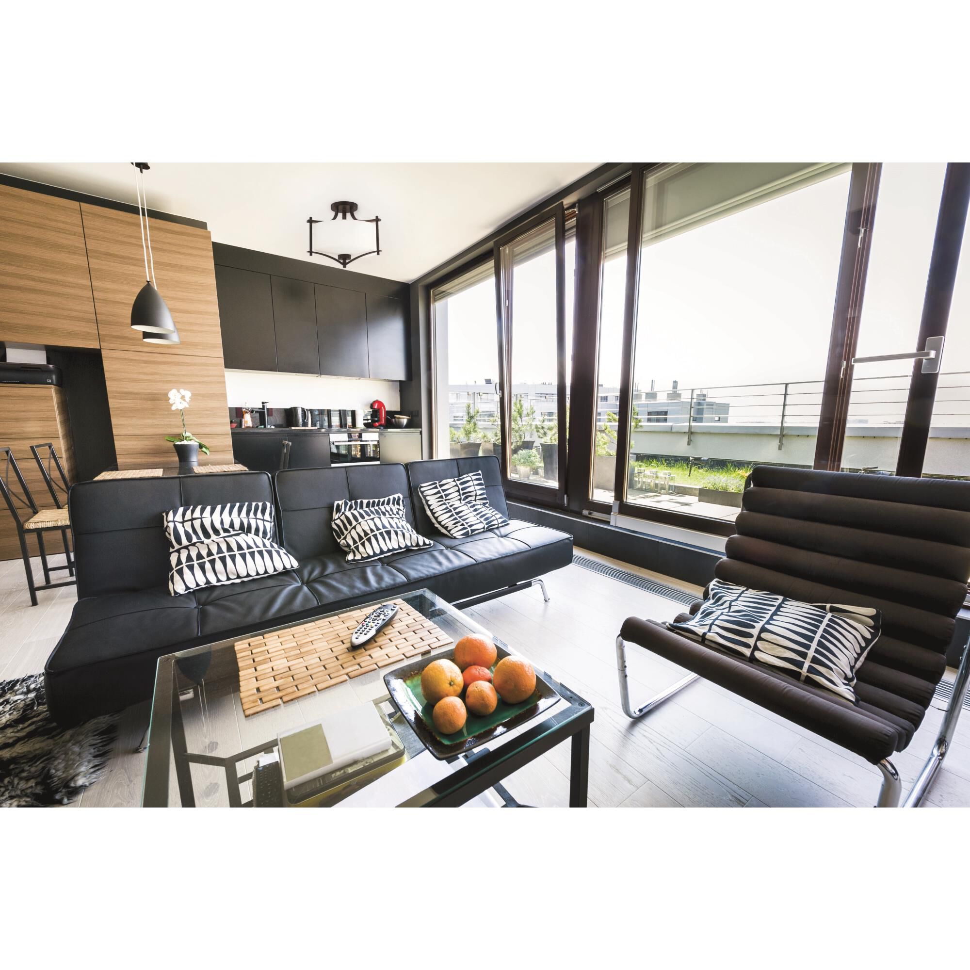 Shown in English Bronze finish and White Opal glass 