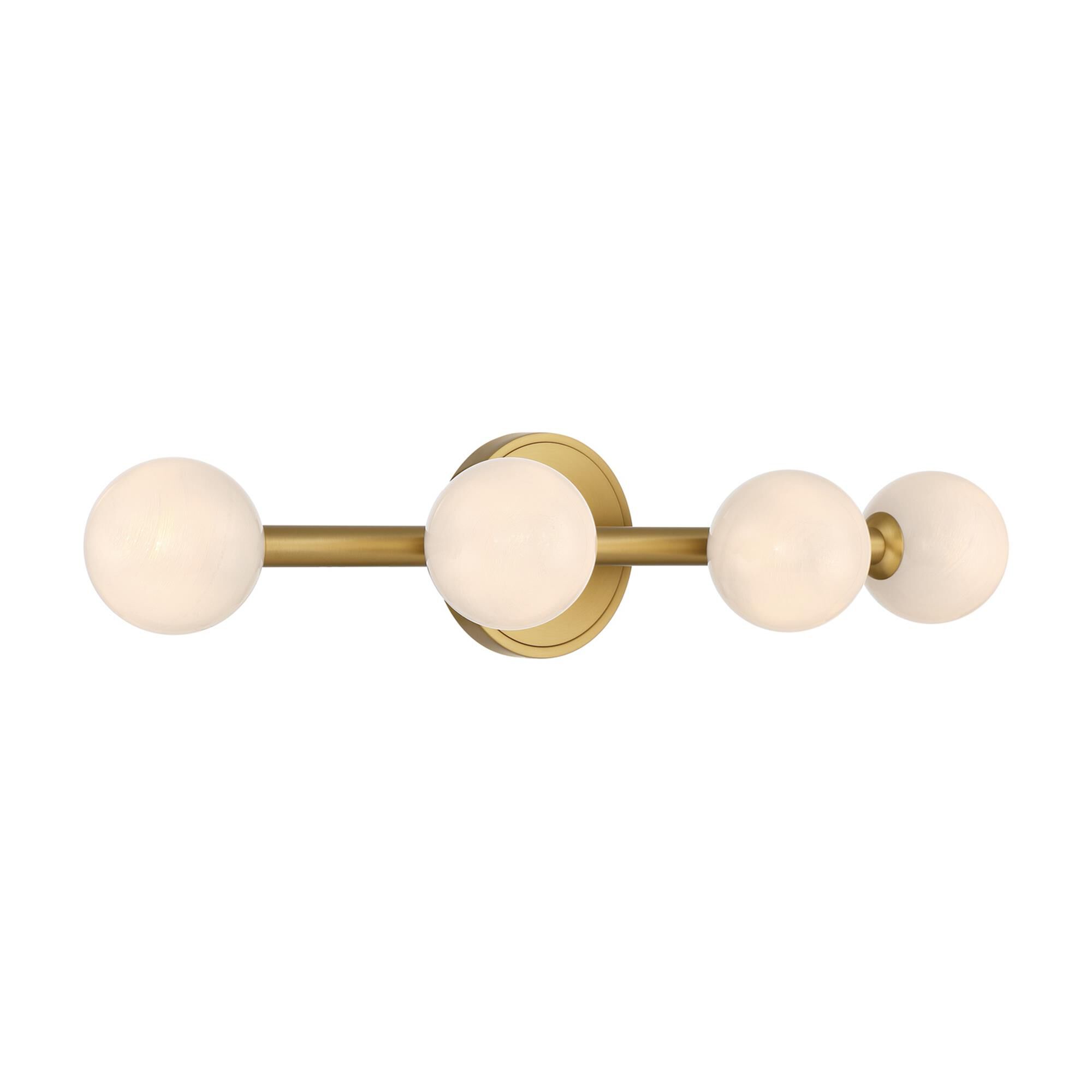 Shown in Luxe Gold finish and Strie glass and Strie Glass shade