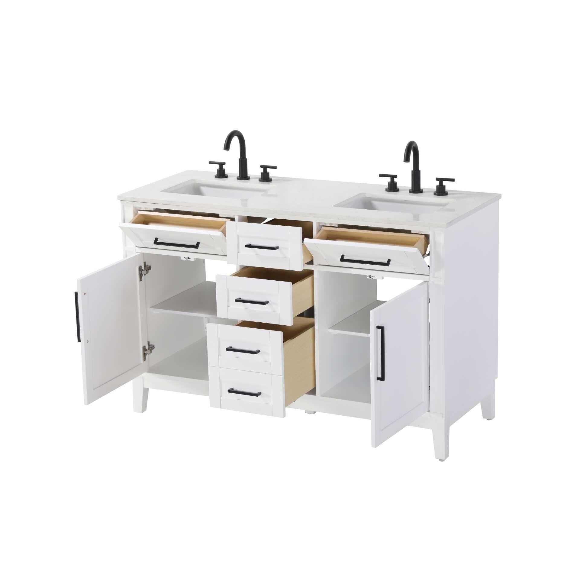 Shown in White finish