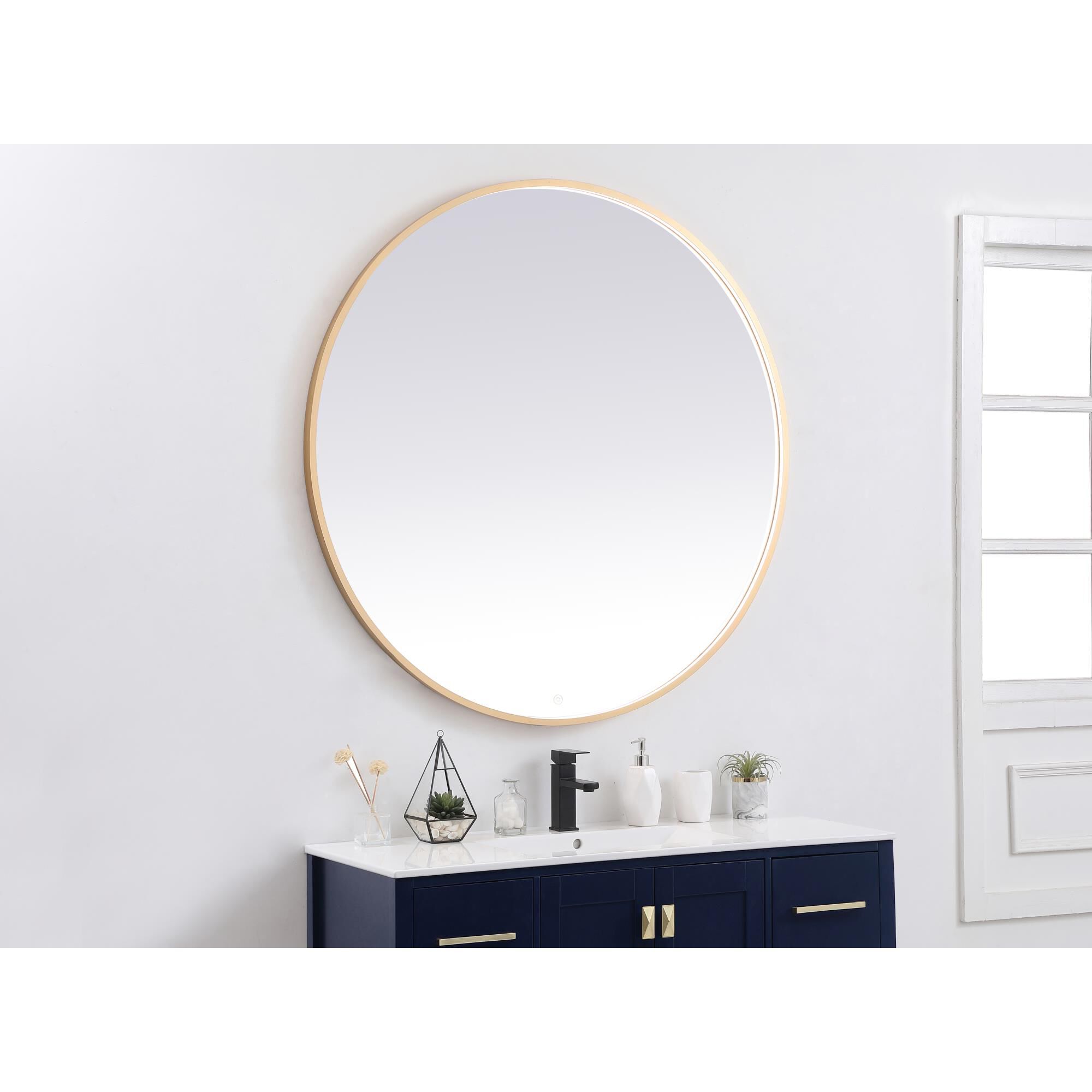 Pier LED Lighted Mirror by Elegant Decor