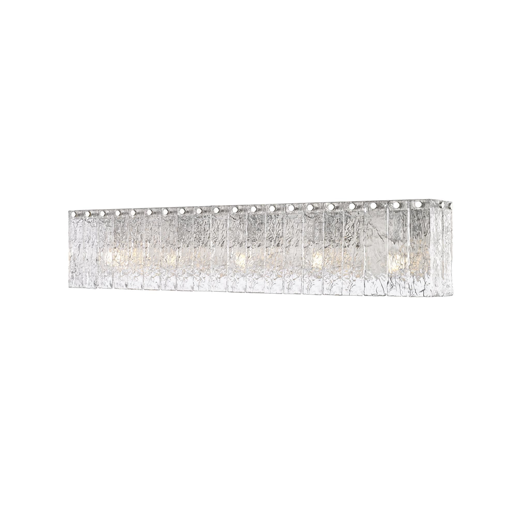 Shown in Brushed Nickel finish and Clear glass and Clear shade