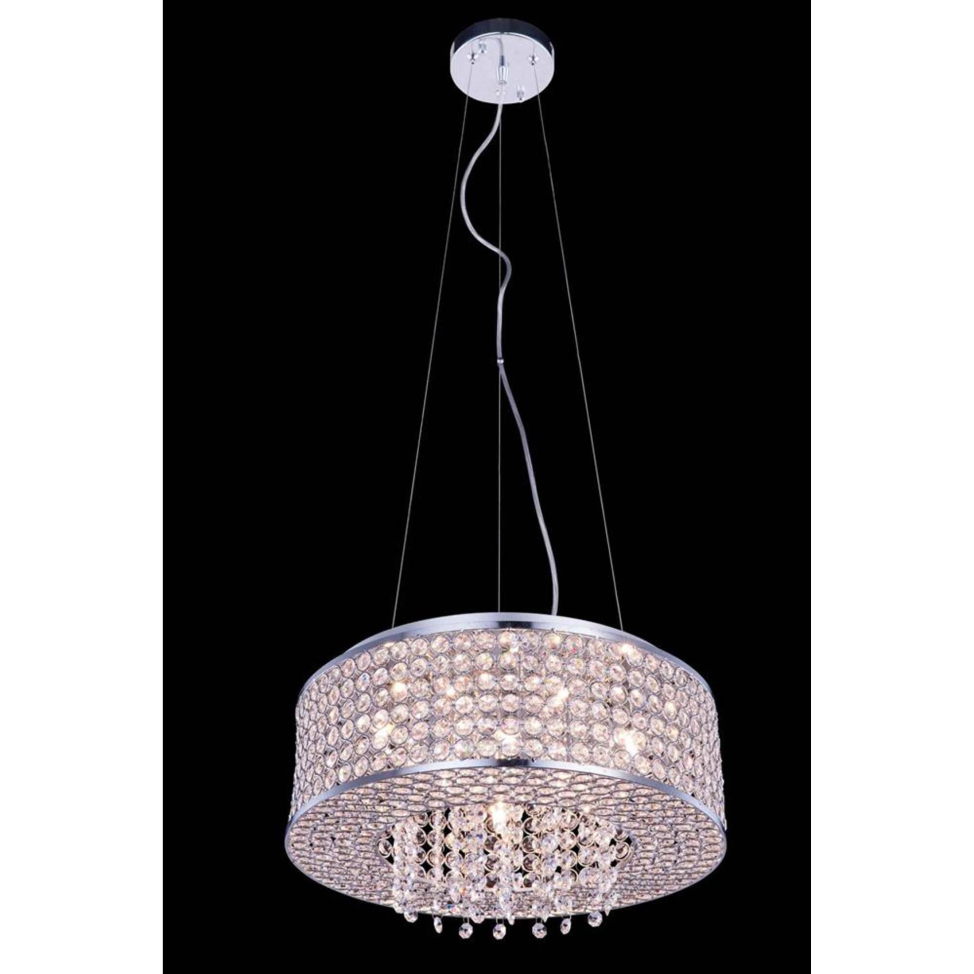 Shown in Chrome finish and Royal Cut Clear crystal