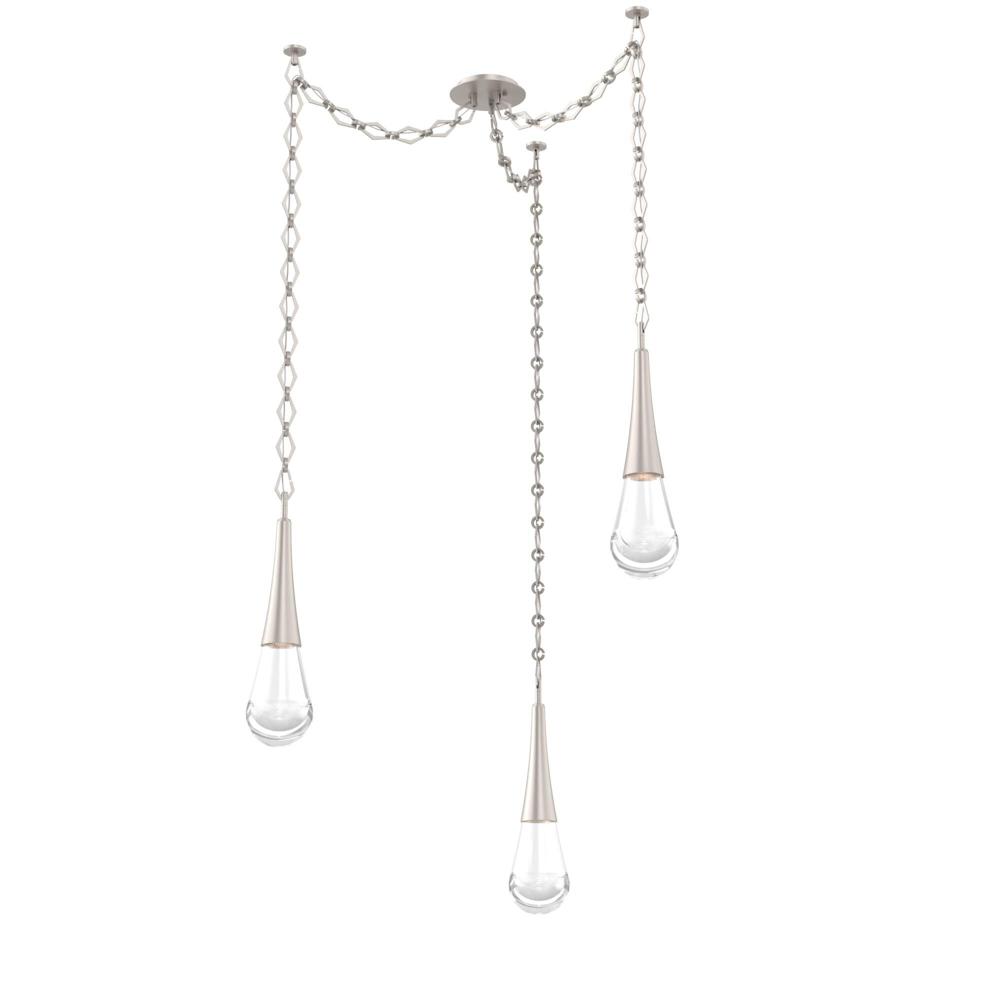 Levi Wilson Raindrop 14 Inch Multi Pendant Light by Hammerton Studio