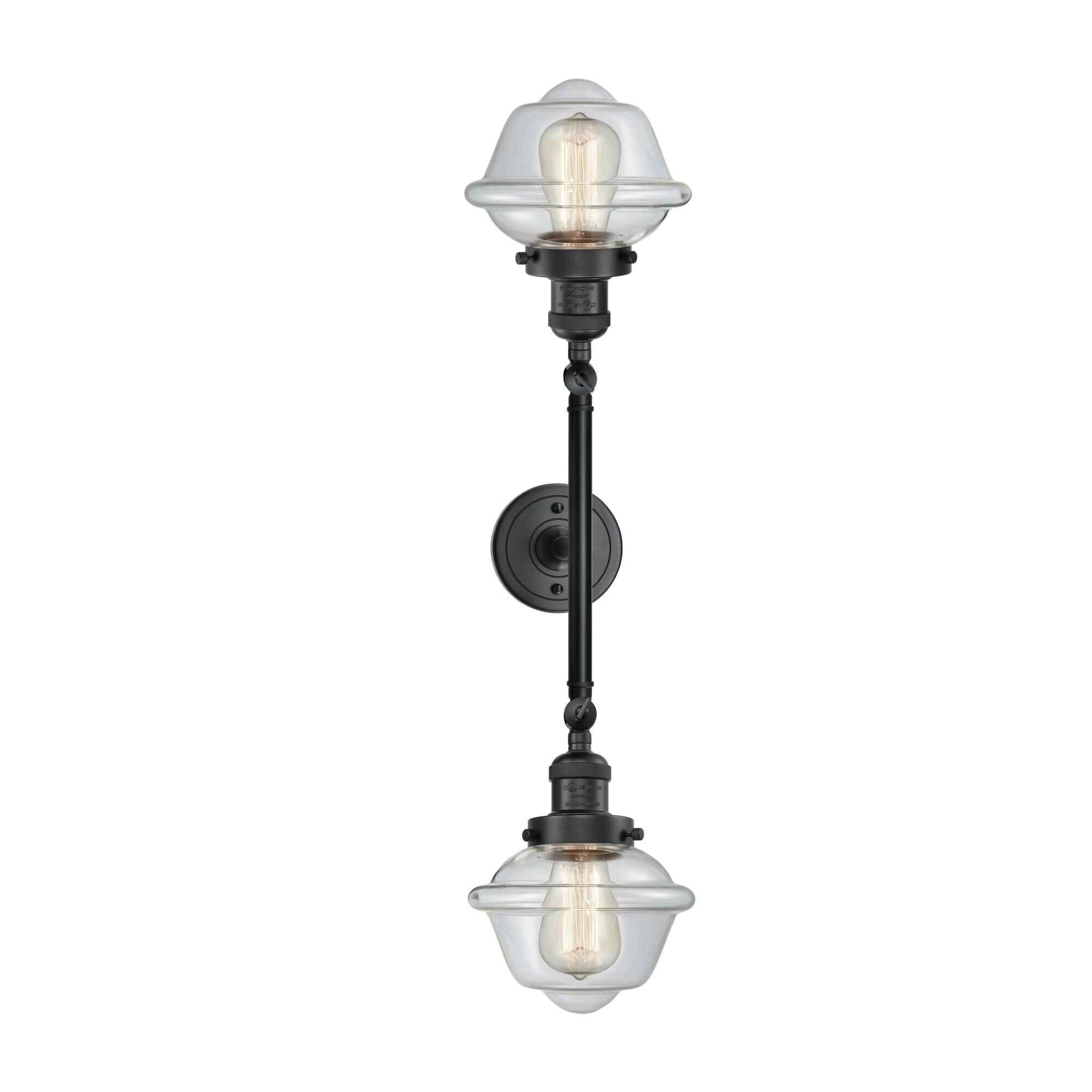 Bruno Marashlian Small Oxford 17 Inch 2 Light Bath Vanity Light by Innovations Lighting