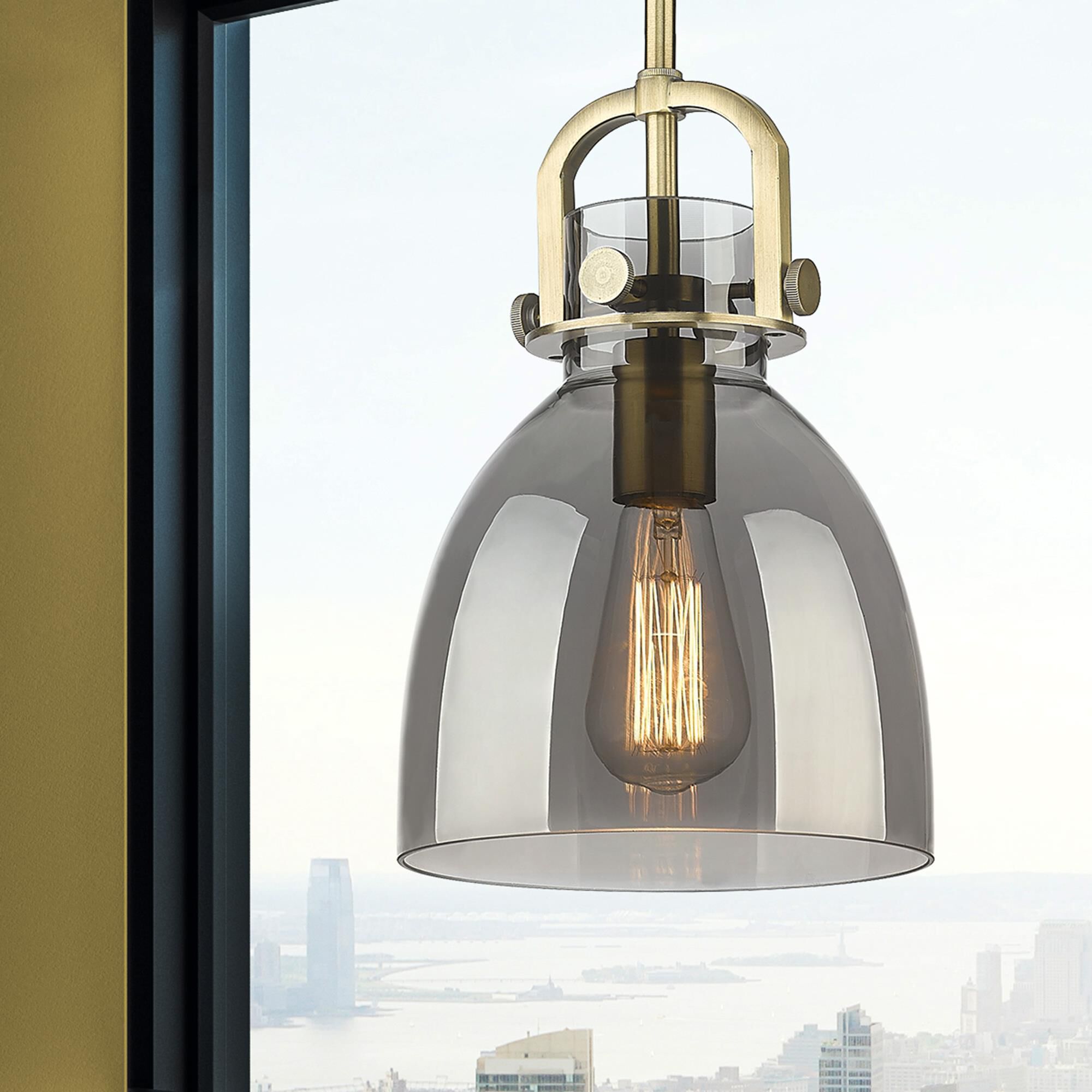 Bruno Marashlian Newton Bell 8 Inch Mini Pendant by Innovations Lighting
