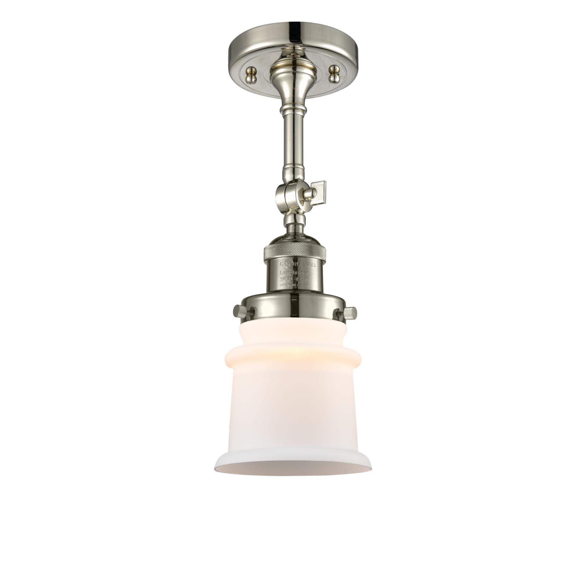 Bruno Marashlian Canton 6 Inch 1 Light Semi Flush Mount by Innovations Lighting