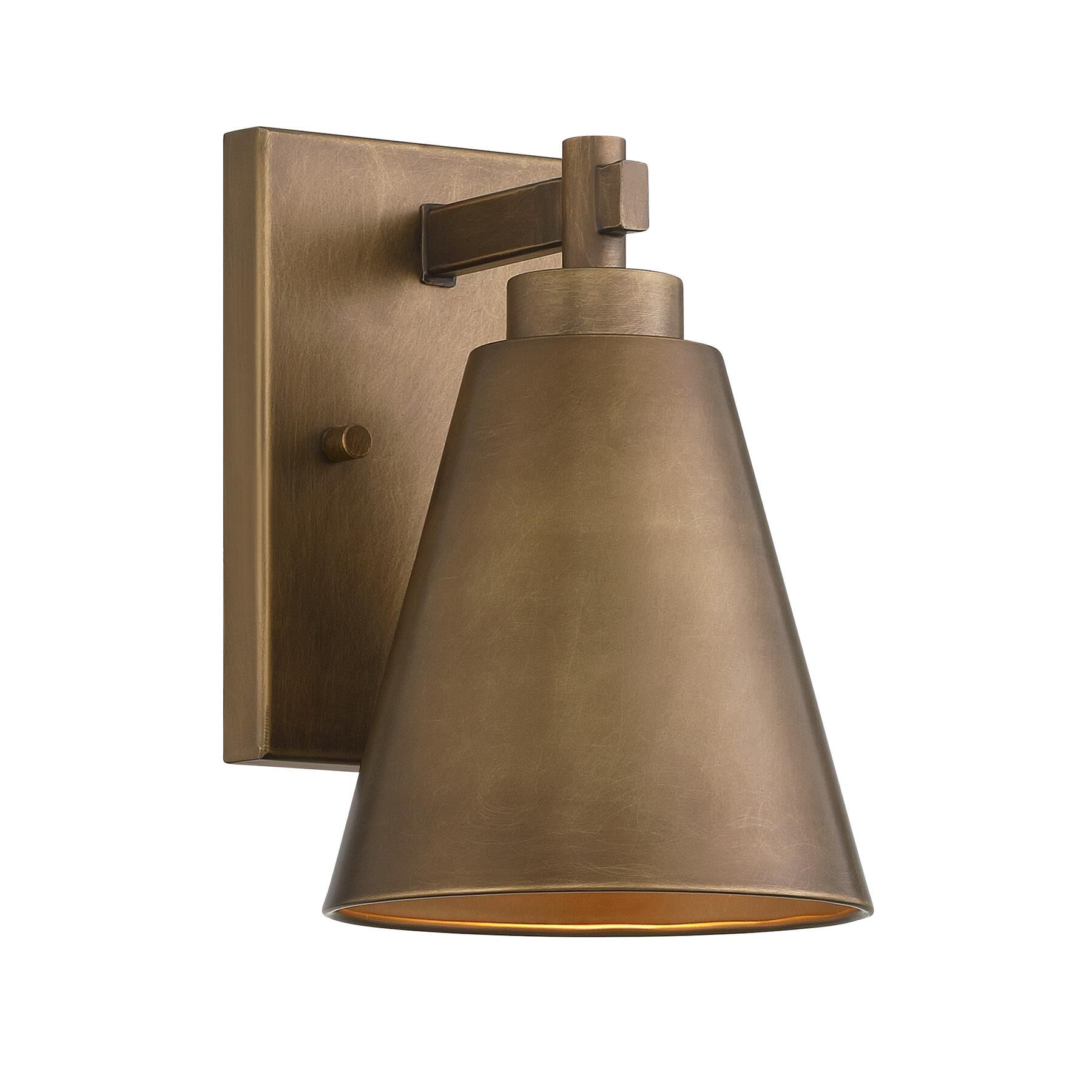 Shown in Atlas Bronze finish and Metal shade