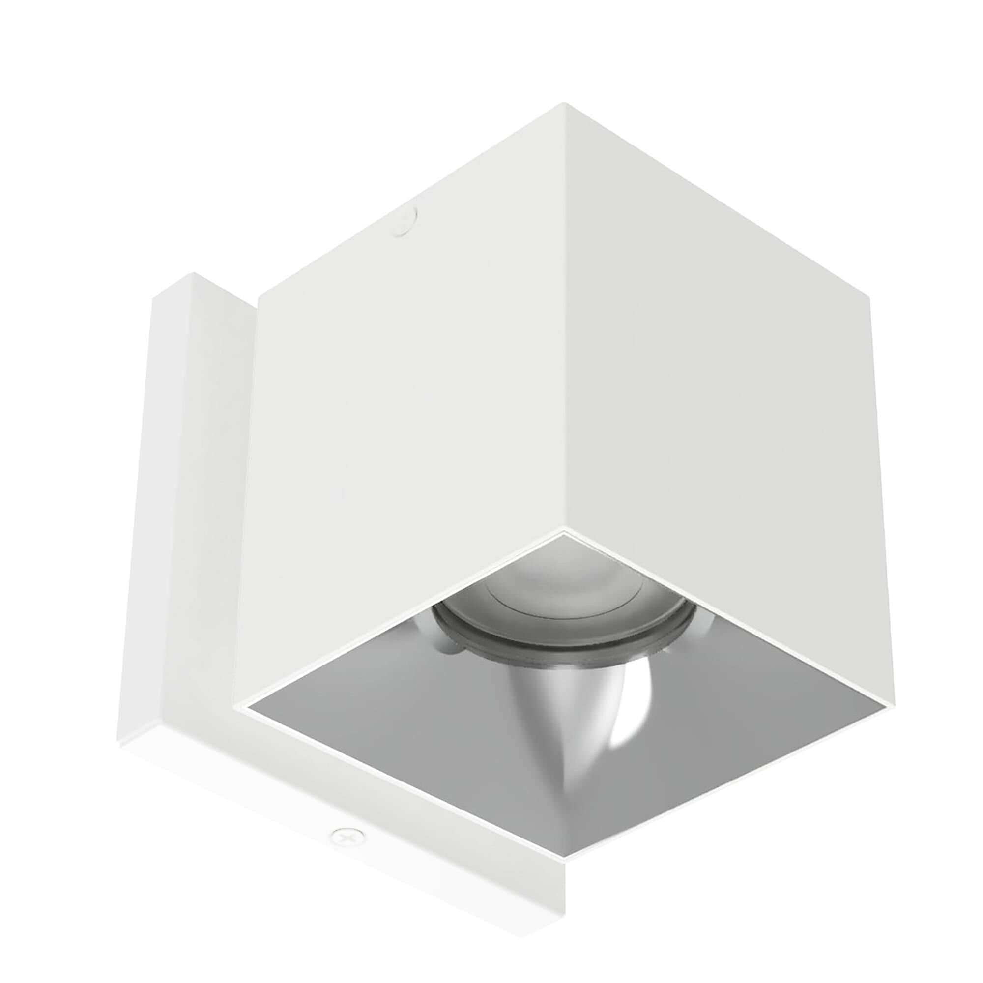 Shown in White and Chrome finish