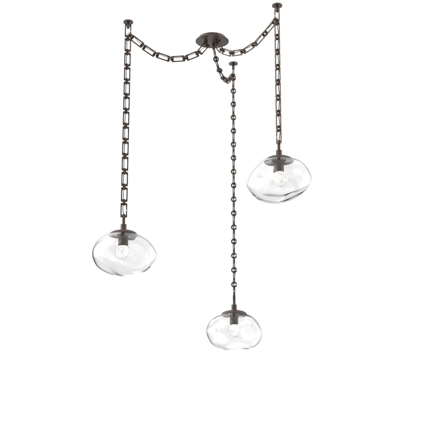 Levi Wilson Nova 19 Inch Multi Pendant Light by Hammerton Studio