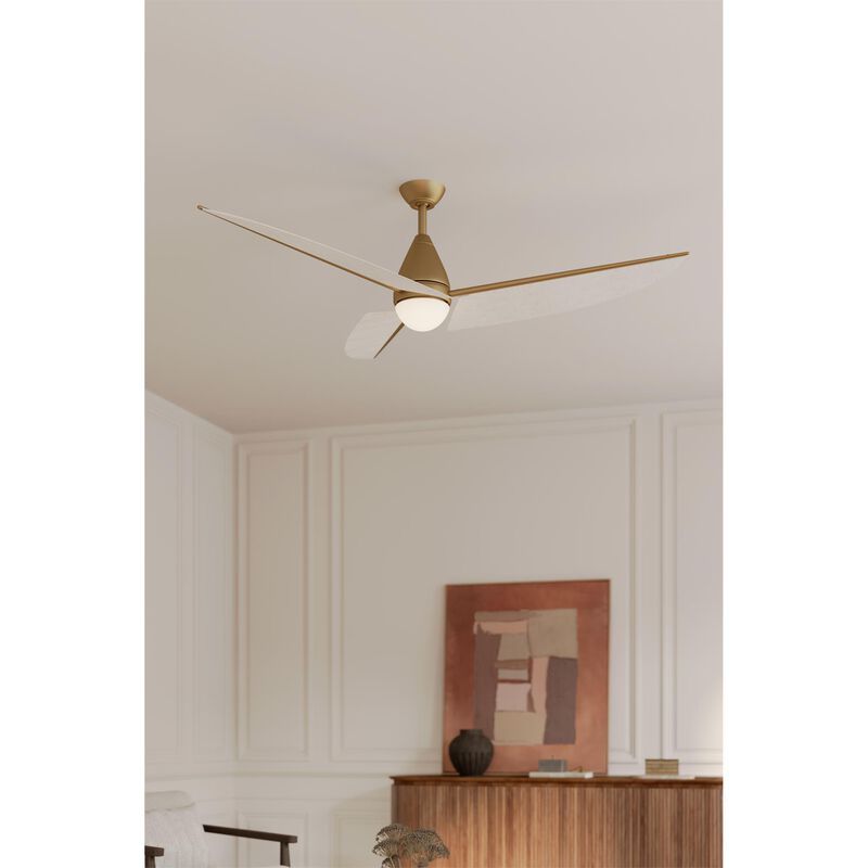 Lirden 65 Inch Ceiling Fan with Light Kit by Minka Aire